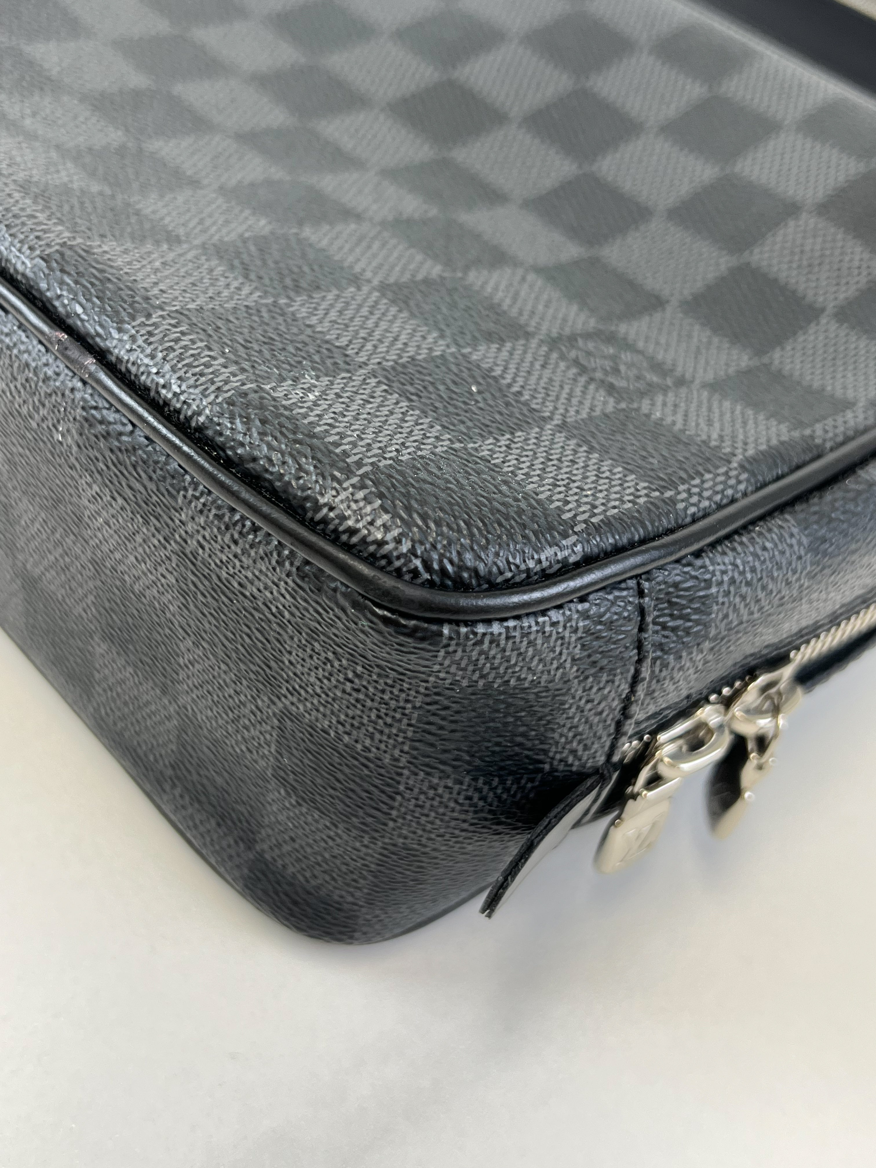 Louis Vuitton Graphite Hanging Toiletry Pouch