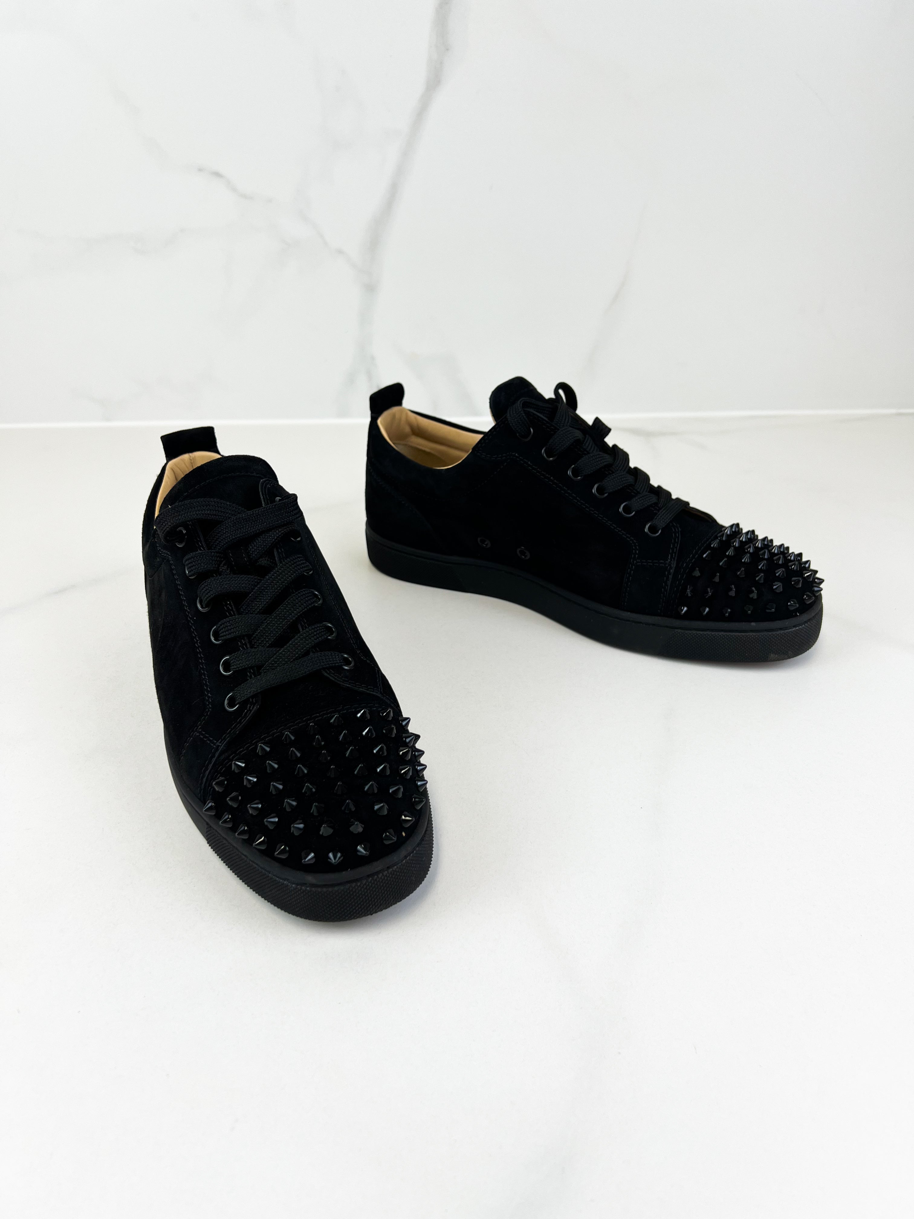 Christian Louboutin Men’s Louis Suede Studded Sneaker Size 43