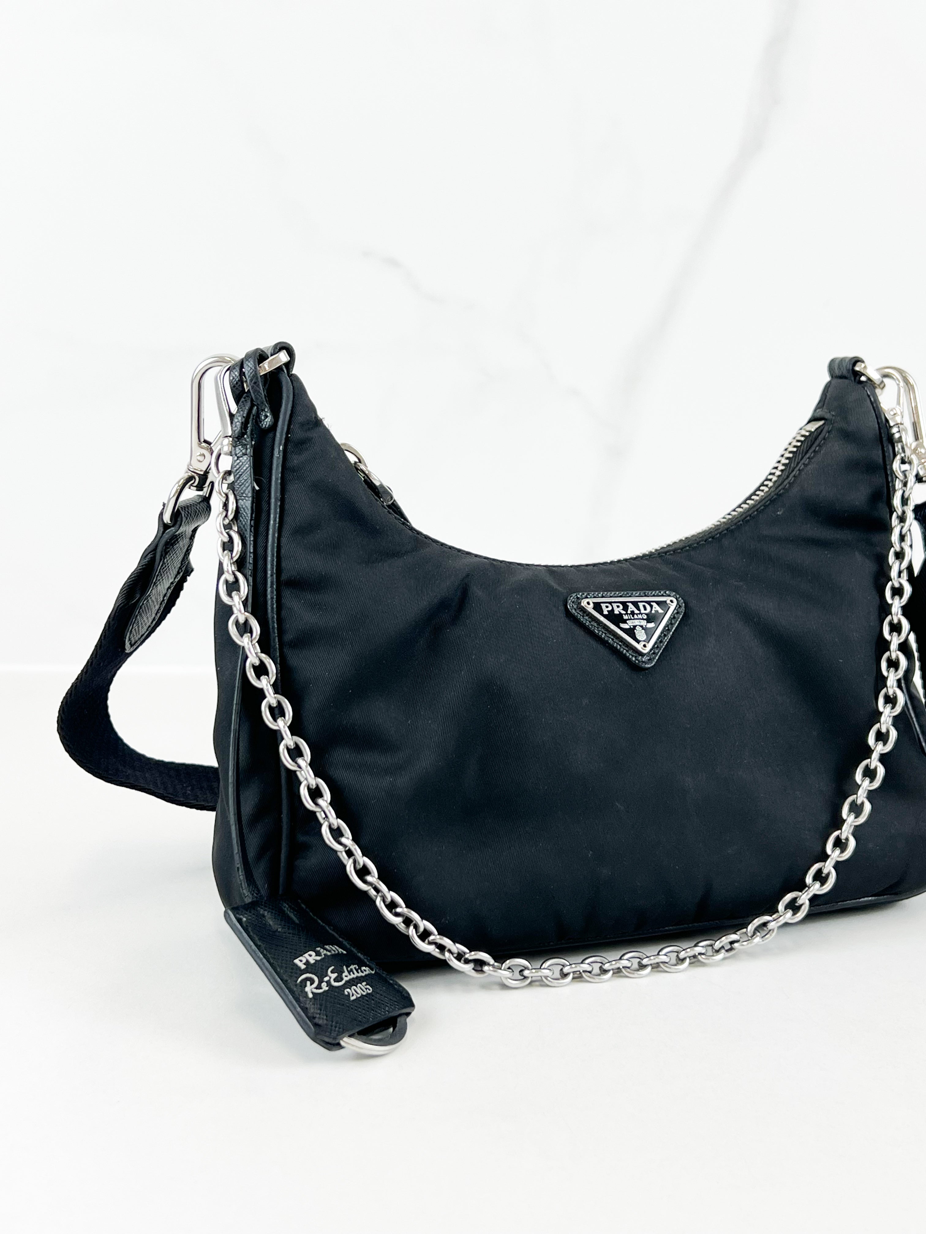 Prada Nylon Re-Edition 2005 in Black