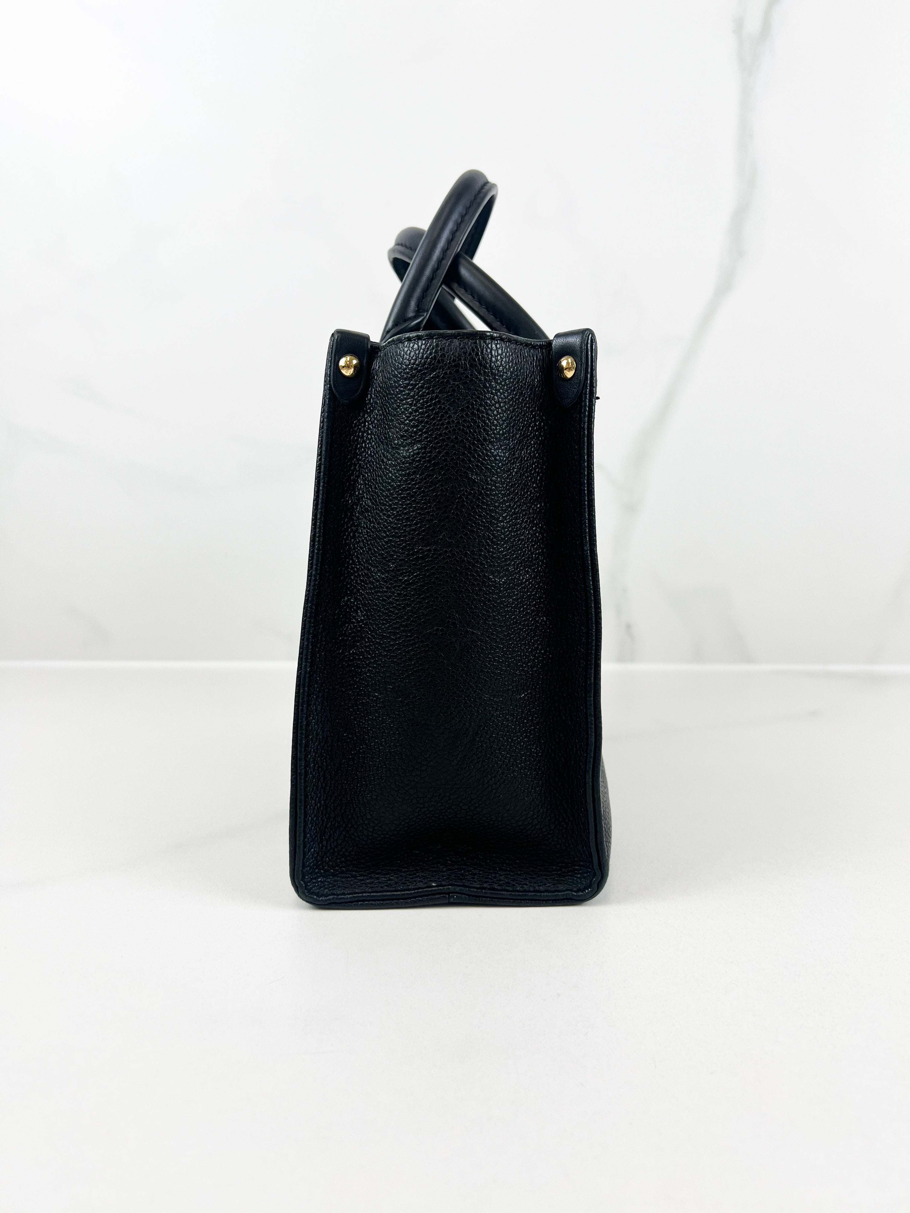 Louis Vuitton On The Go PM in Black Empreinte Leather