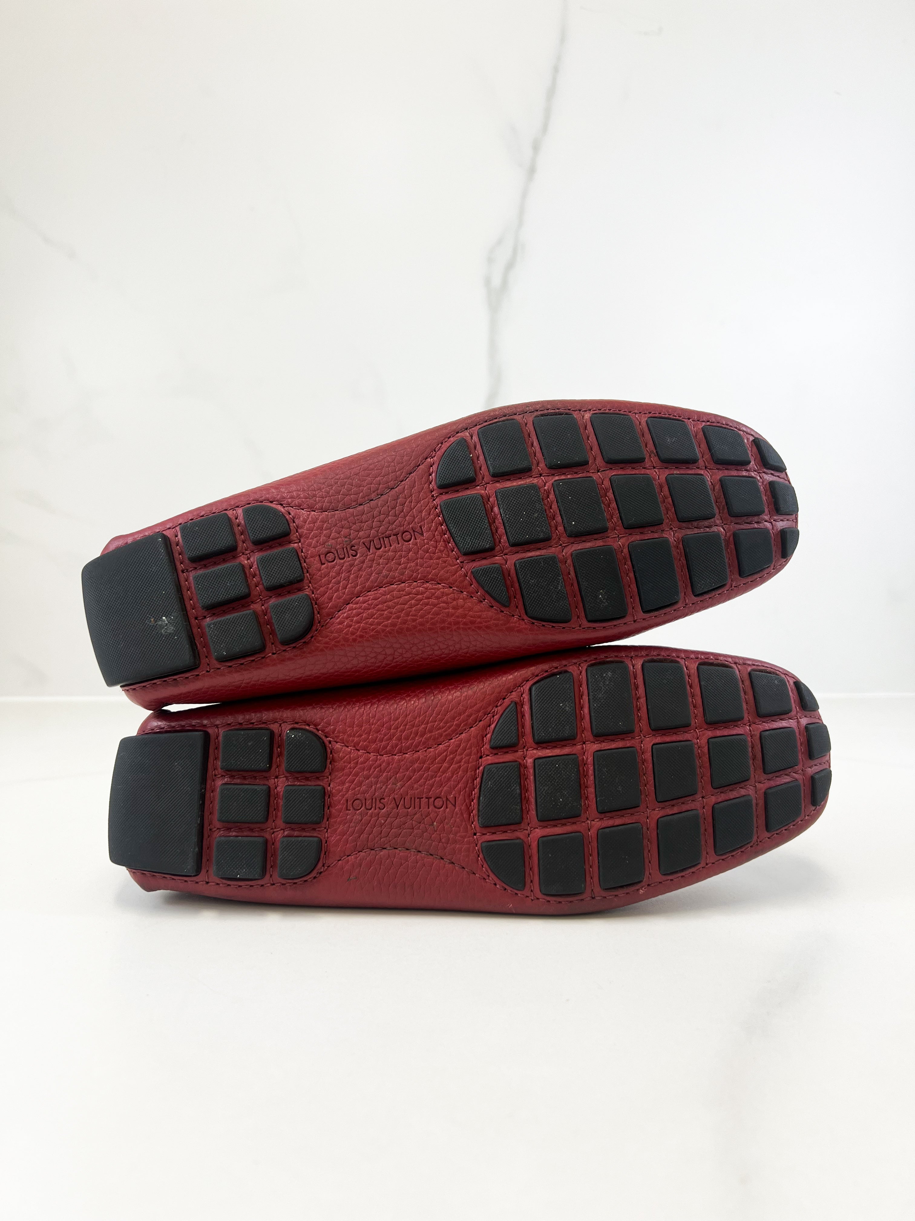Louis Vuitton Men's Monte Carlo Moccasin Red Loafers