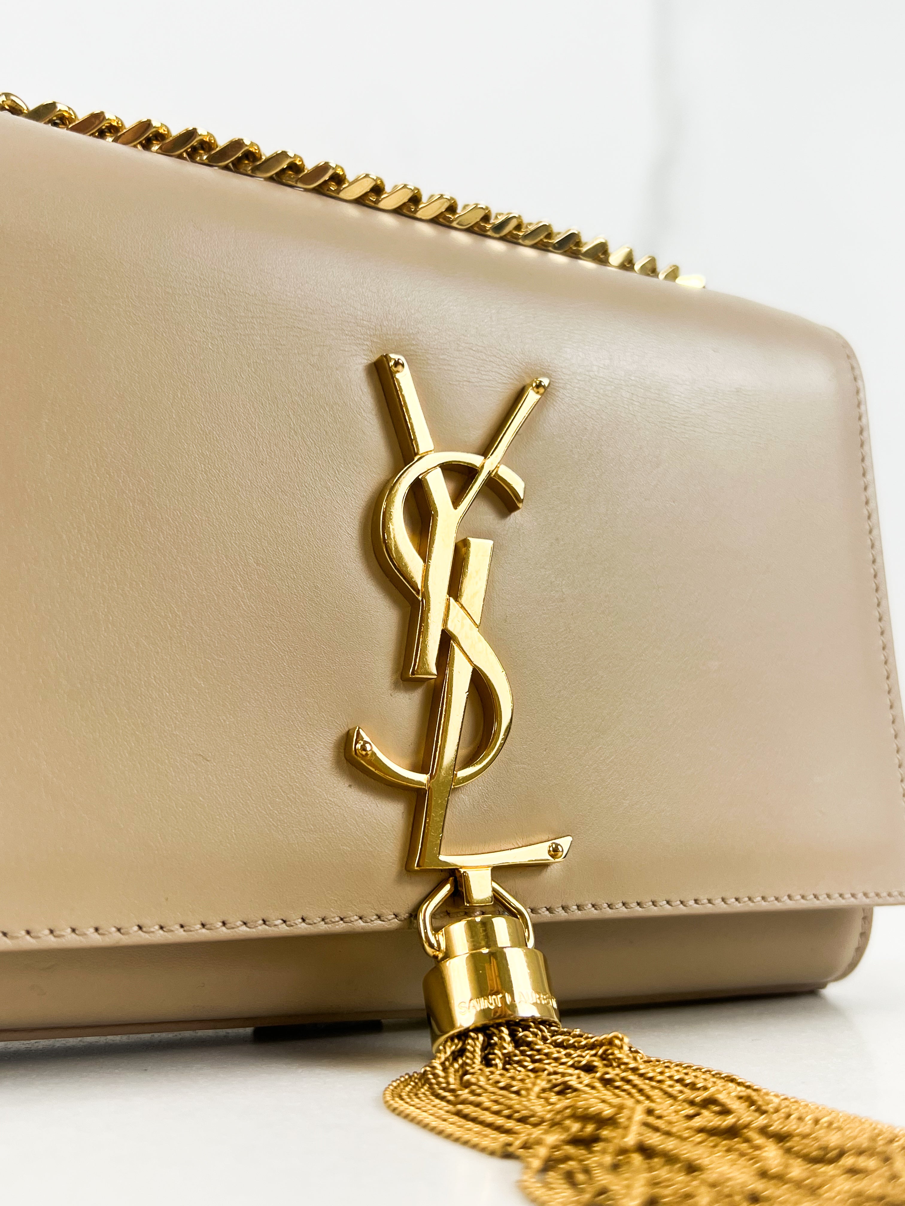 Saint Laurent Kate Small Leather Chain Bag