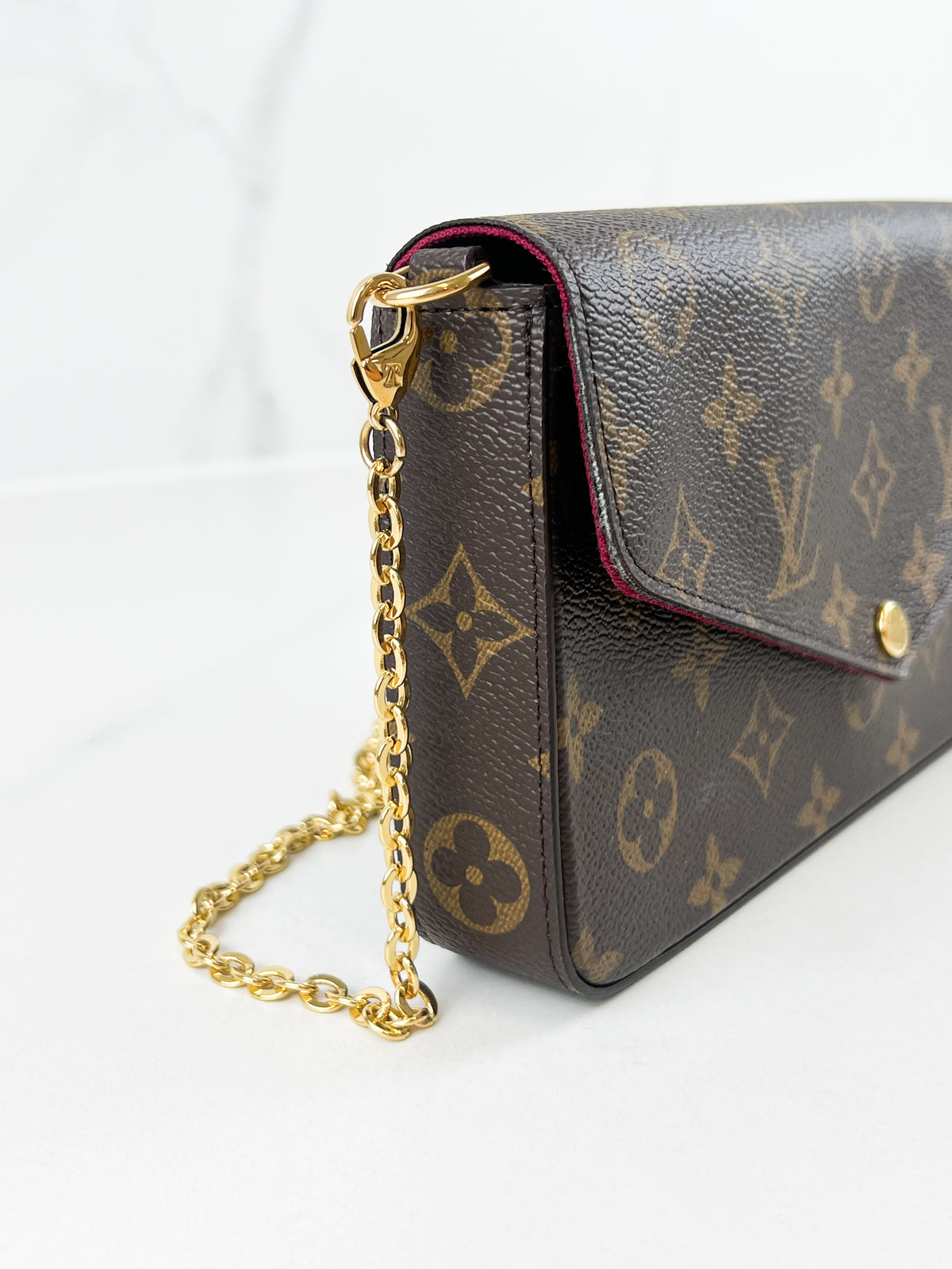 Louis Vuitton Felicie Pochette Monogram Leather