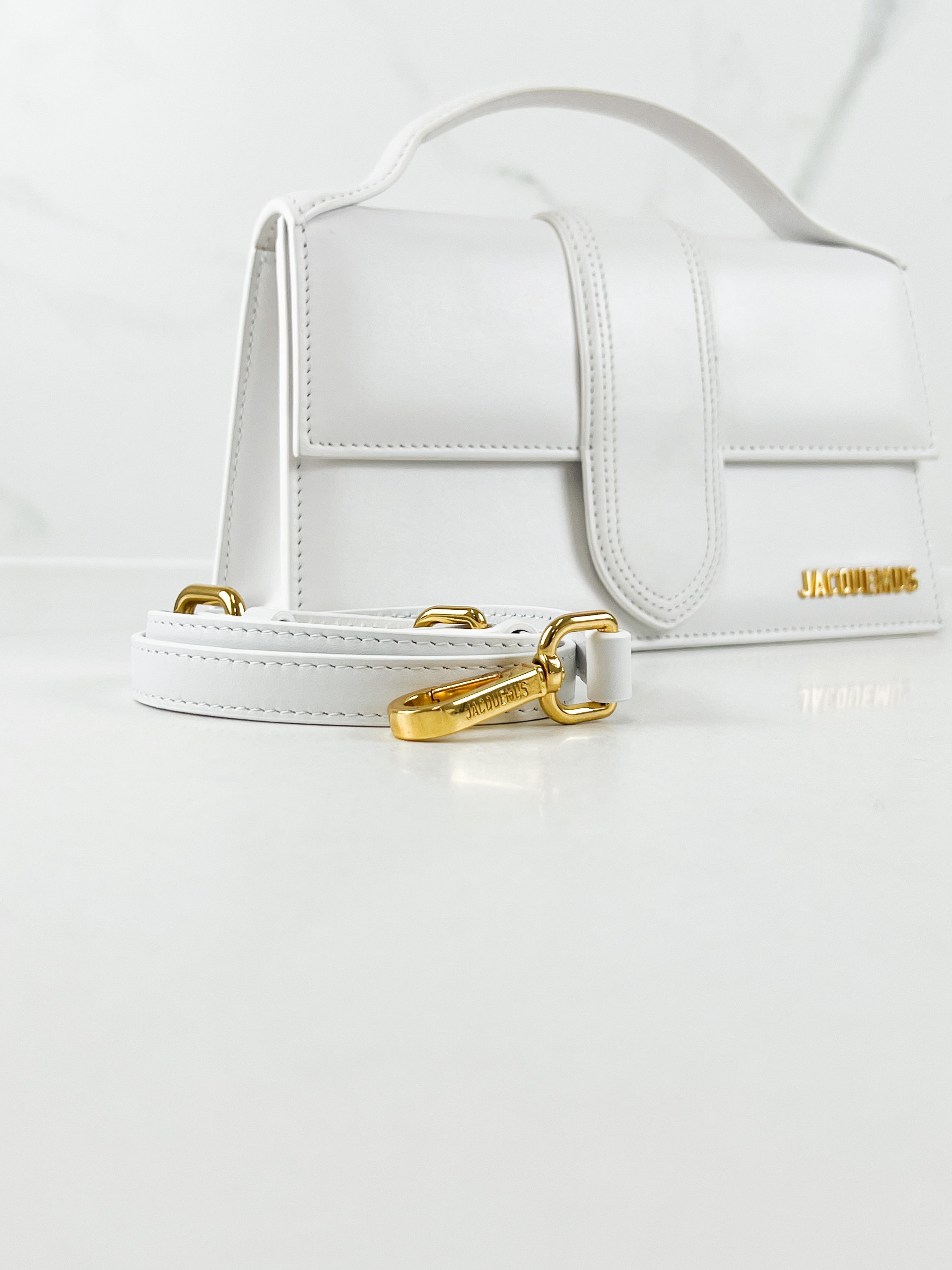 Jacquemus White Le Grand Bambino Tote Bag