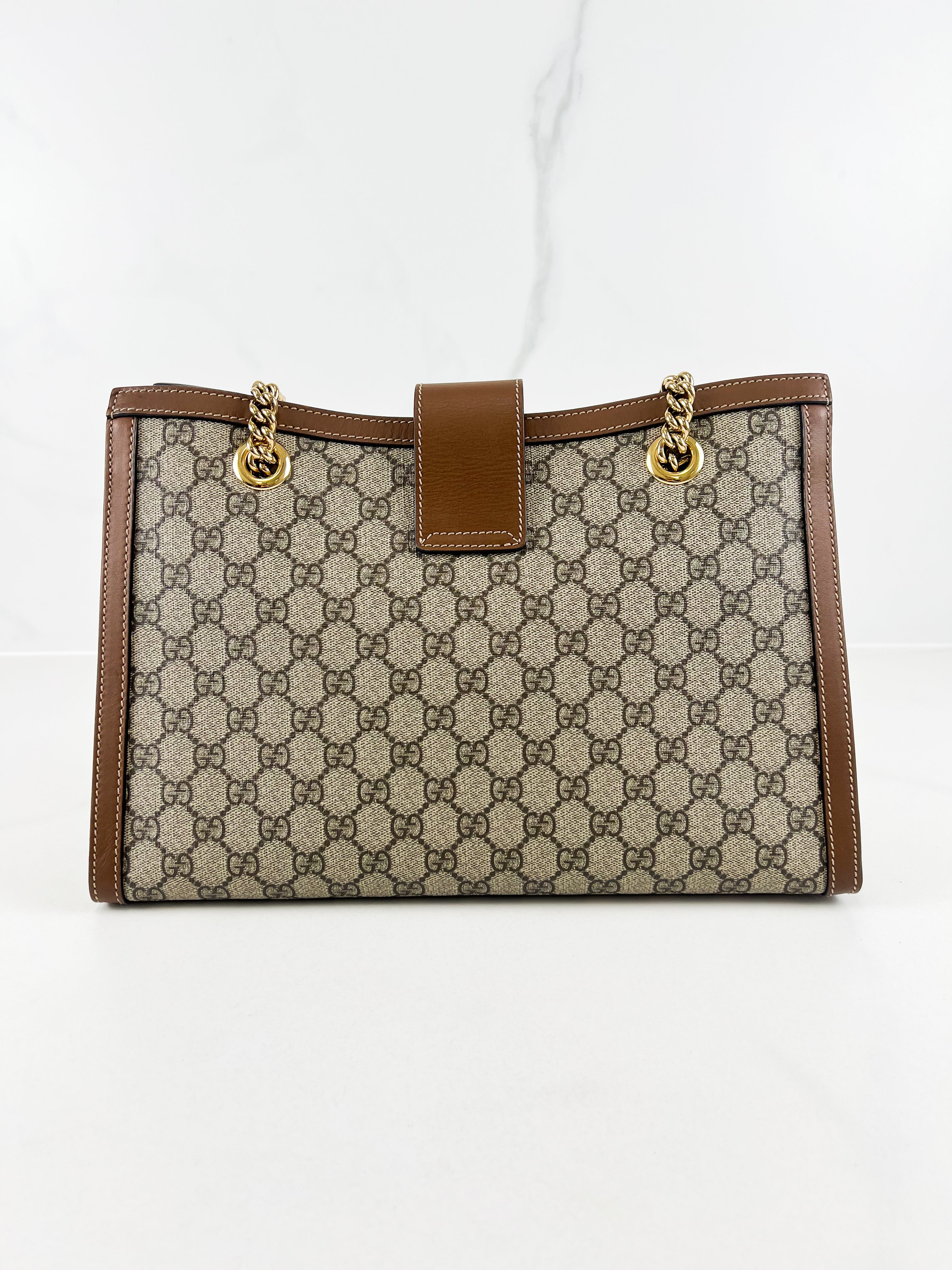 Gucci GG Supreme Large Padlock Tote Bag