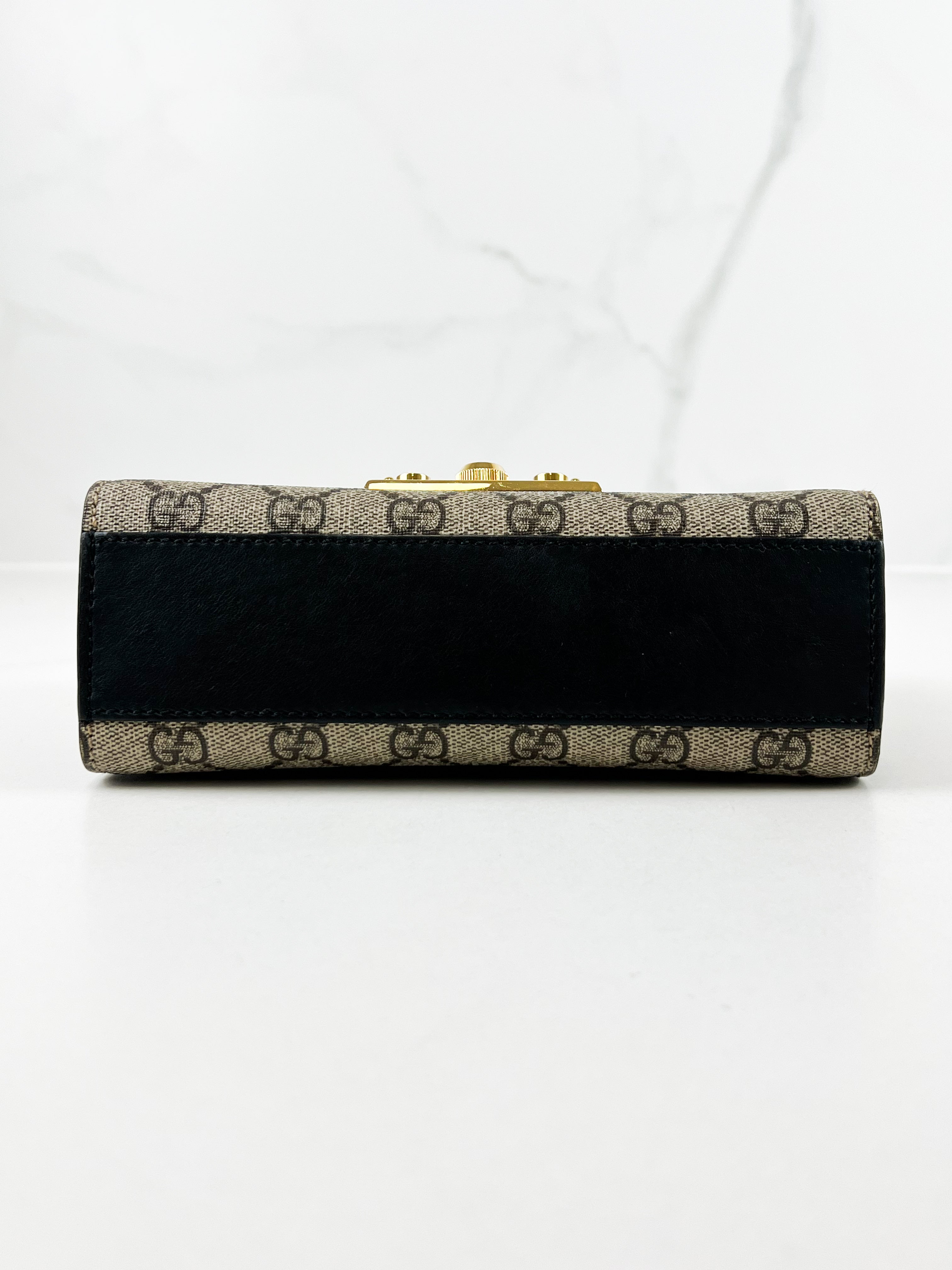 Gucci GG Supreme Small Padlock Shoulder Bag