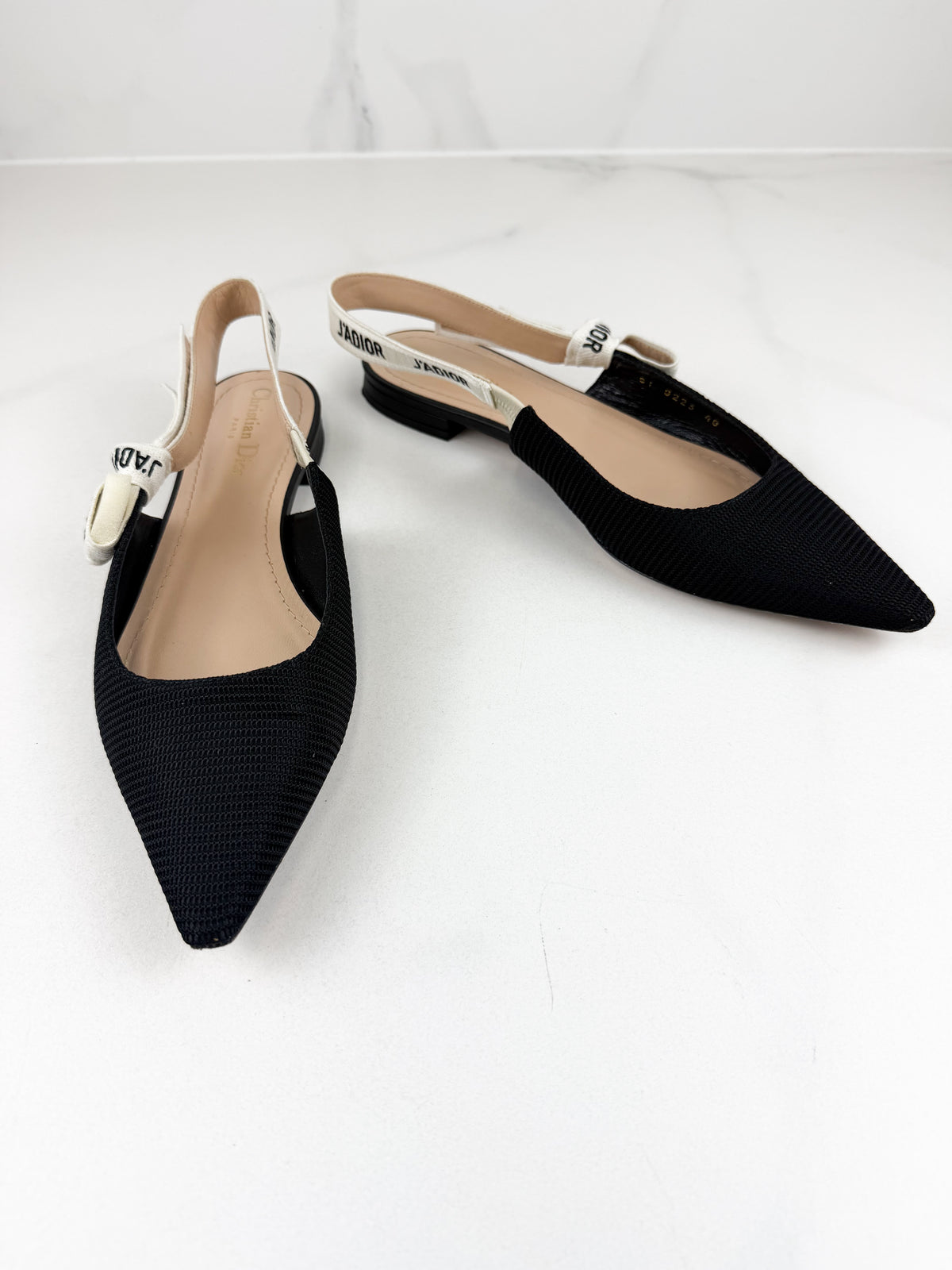 Christian Dior Jadior Slingback Ballerina Flat Size 40