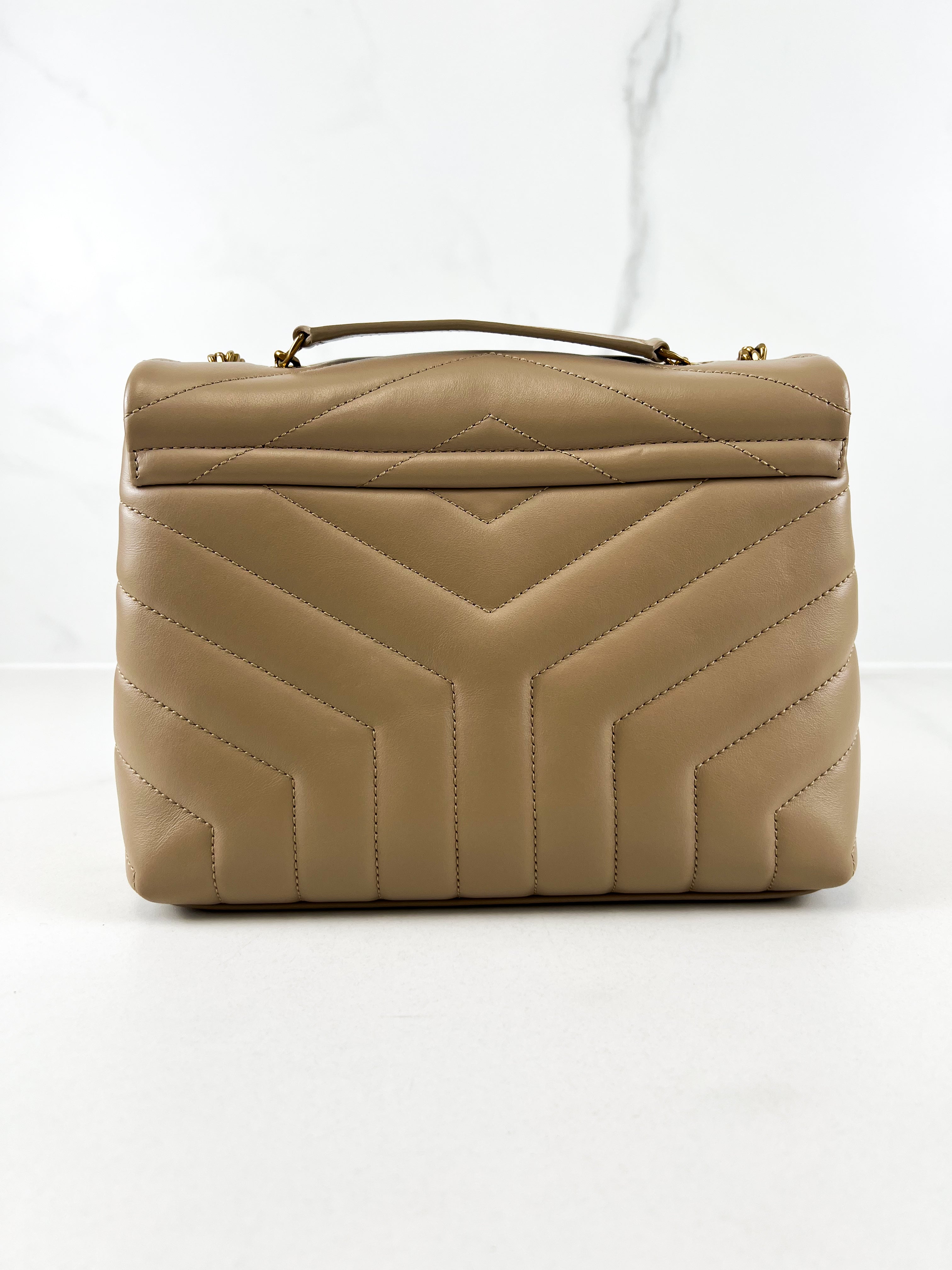 Saint Laurent Loulou Medium Chain Bag in Quilted Leather