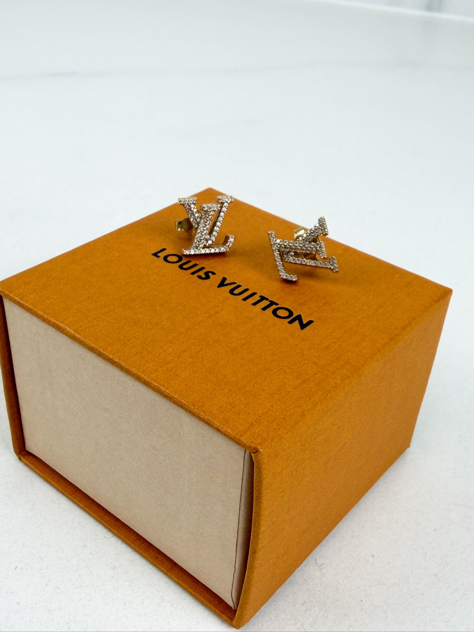 Louis Vuitton Iconic Crystal LV Studs