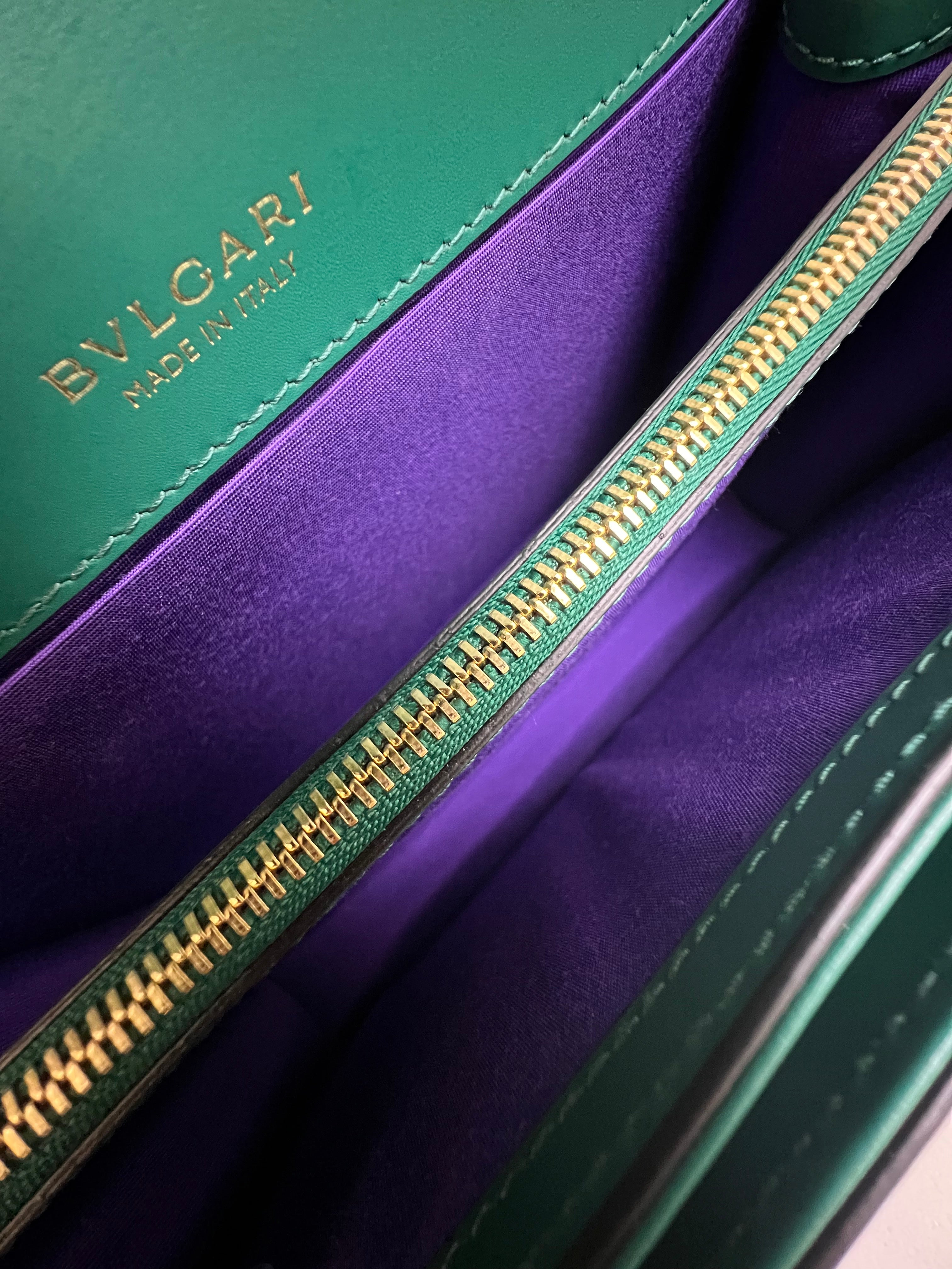 Bvlgari Calf Leather Serpenti Women’s Forever Bag