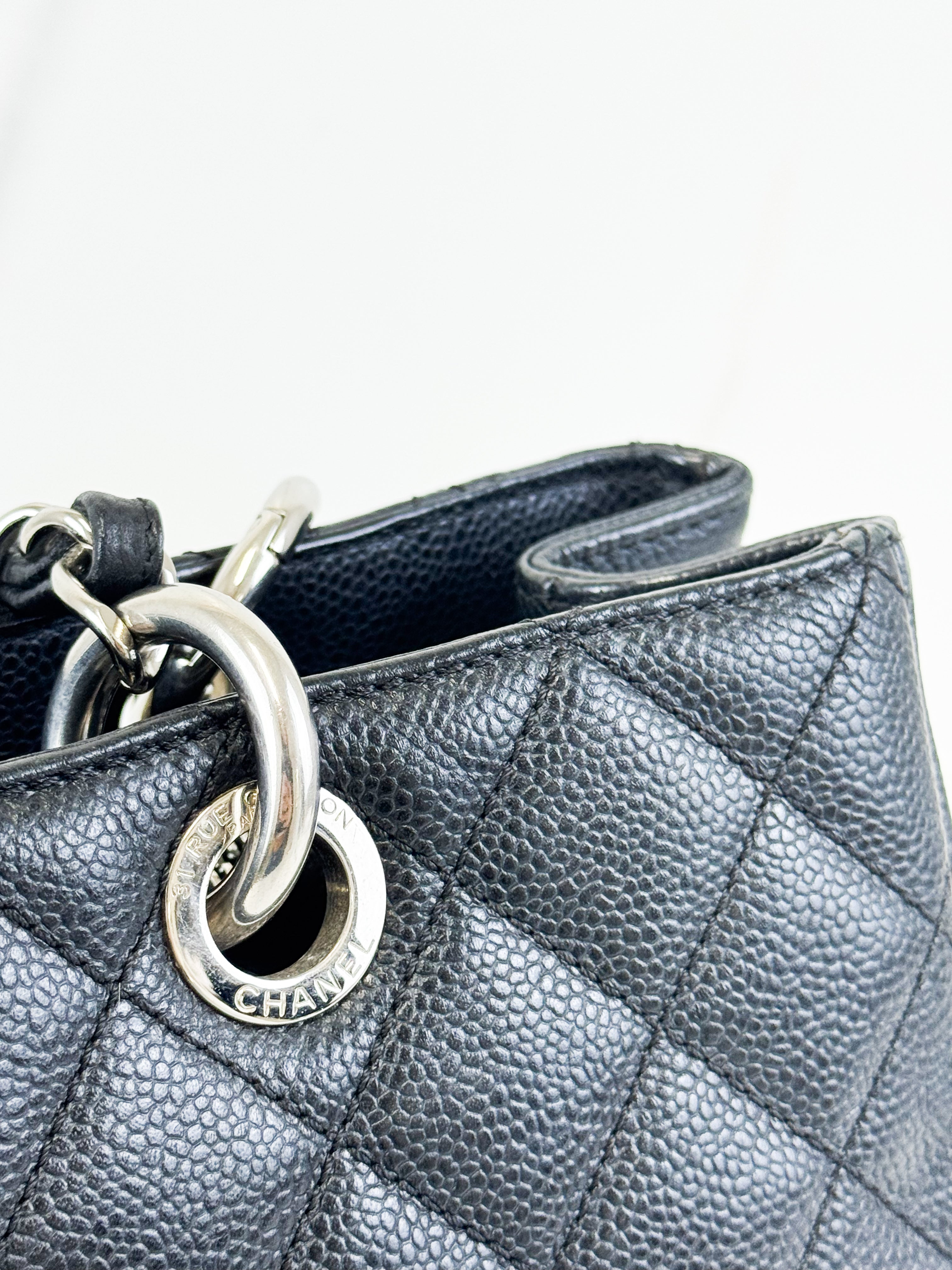 Chanel CC Black Caviar GST Tote