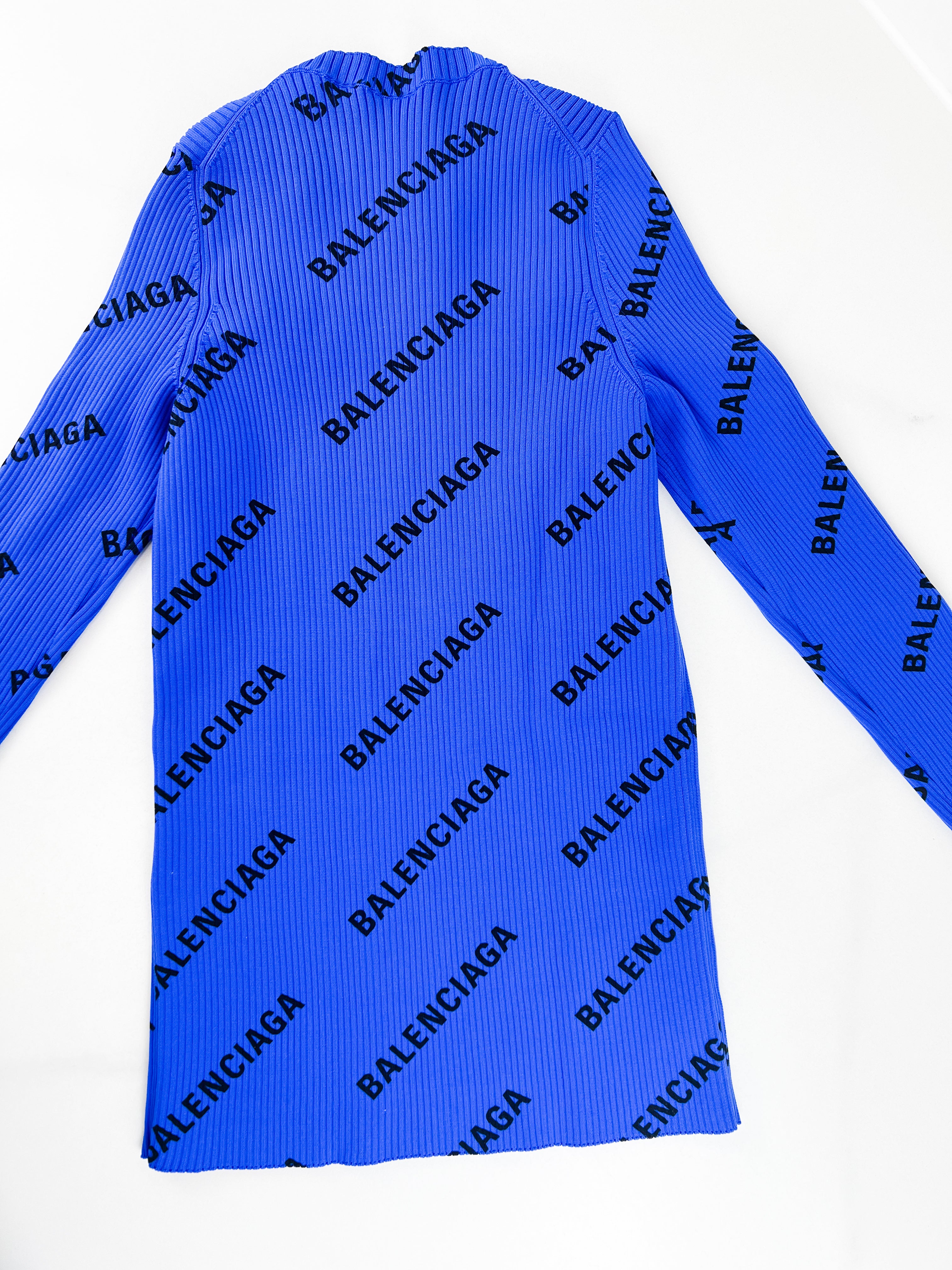 Balenciaga All Over Long Sleeve Top Size Medium