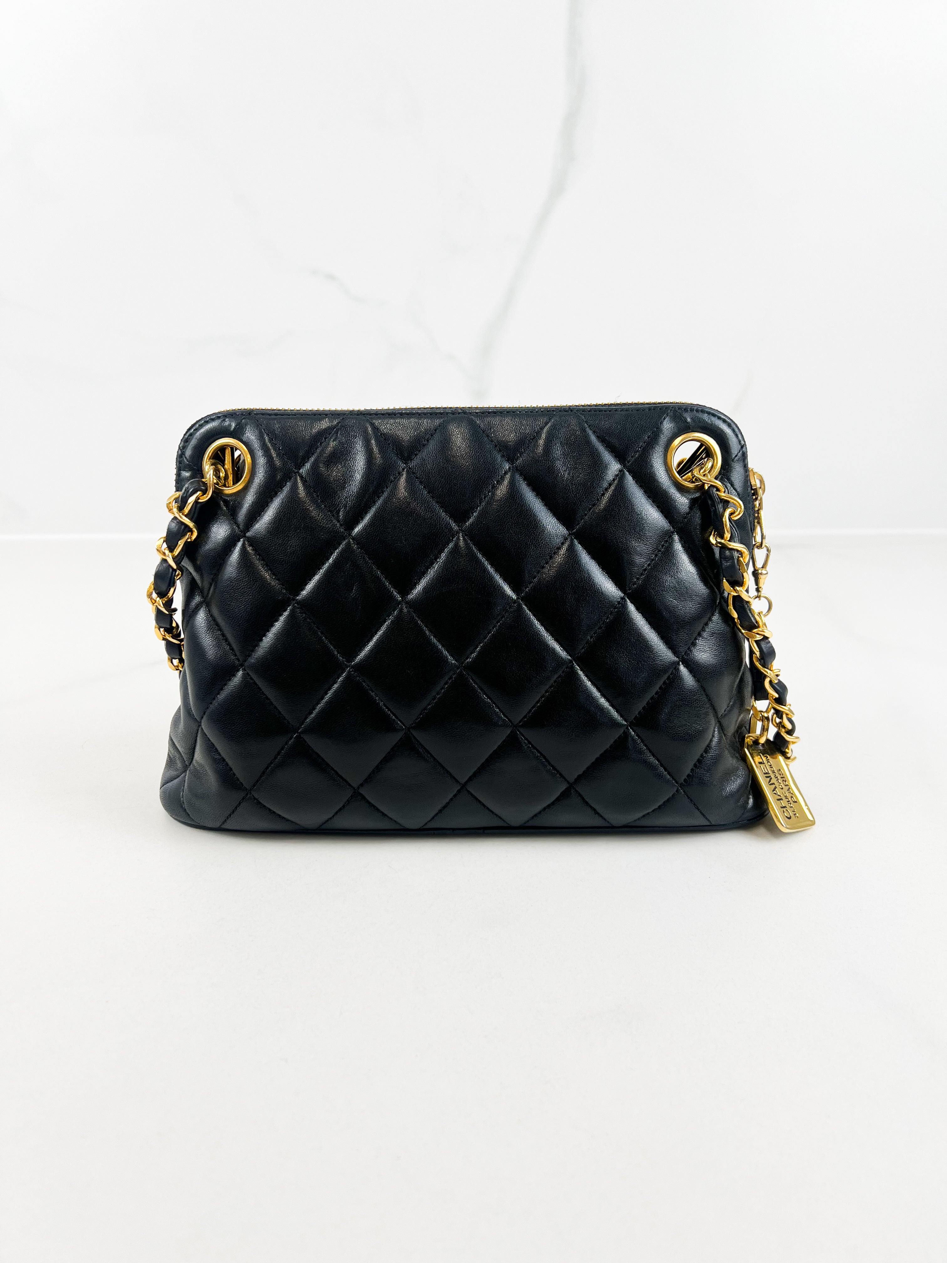 Chanel Vintage Matelasse Chain Shoulder Bag with GHW