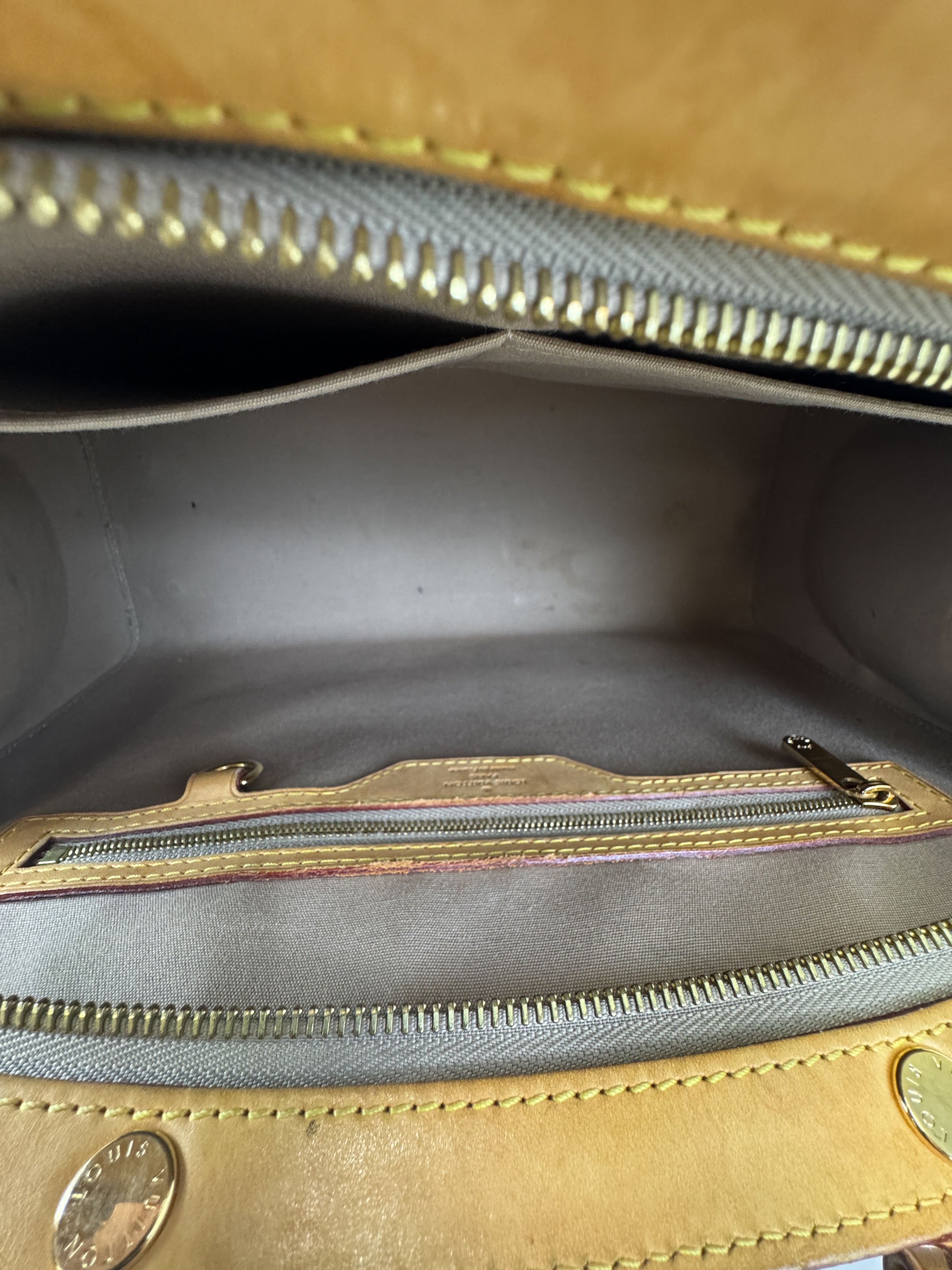 Louis Vuitton Patent Vernis Monogram Brea Bag