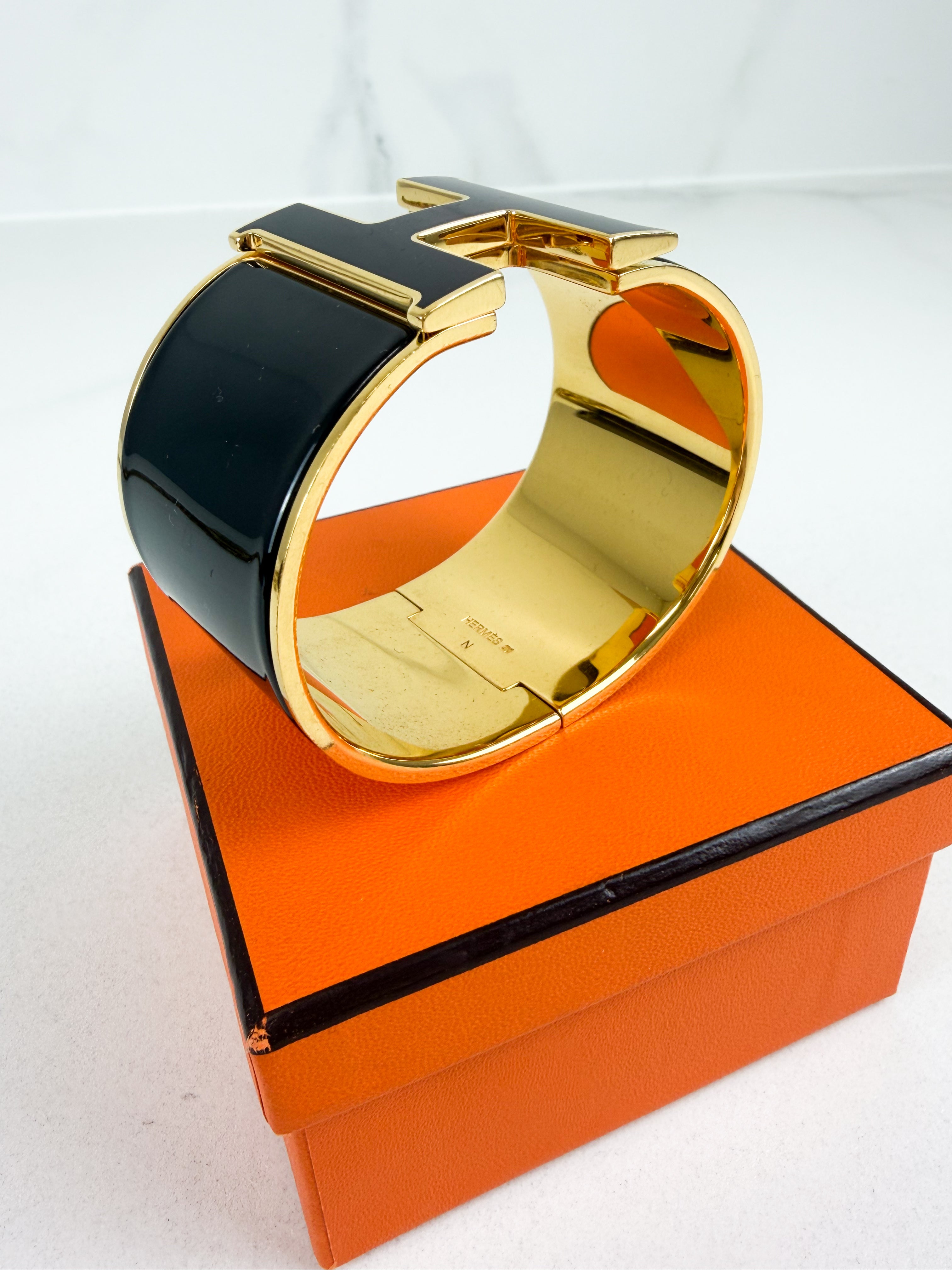 Hermes Extra Wide Clic Clac H Bracelet