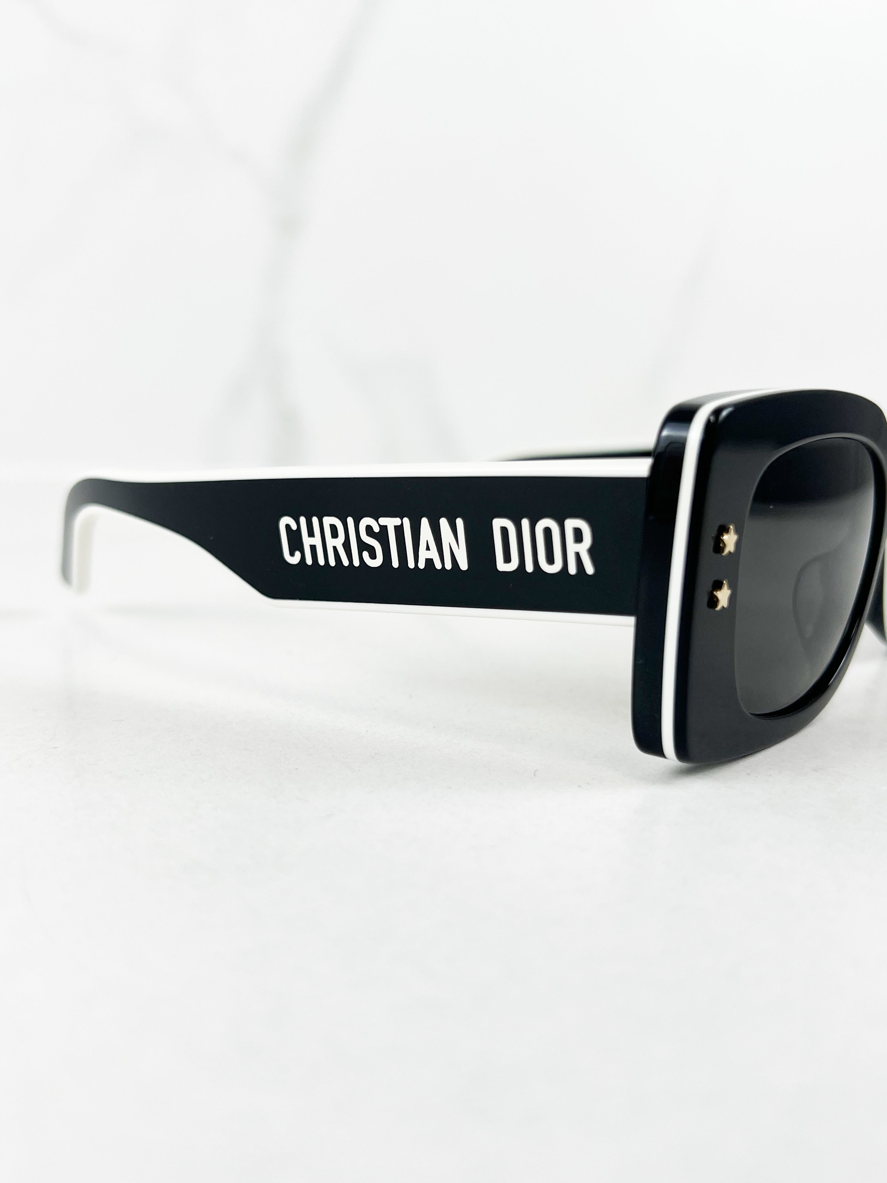 Christian Dior Logo Print Sunglasses