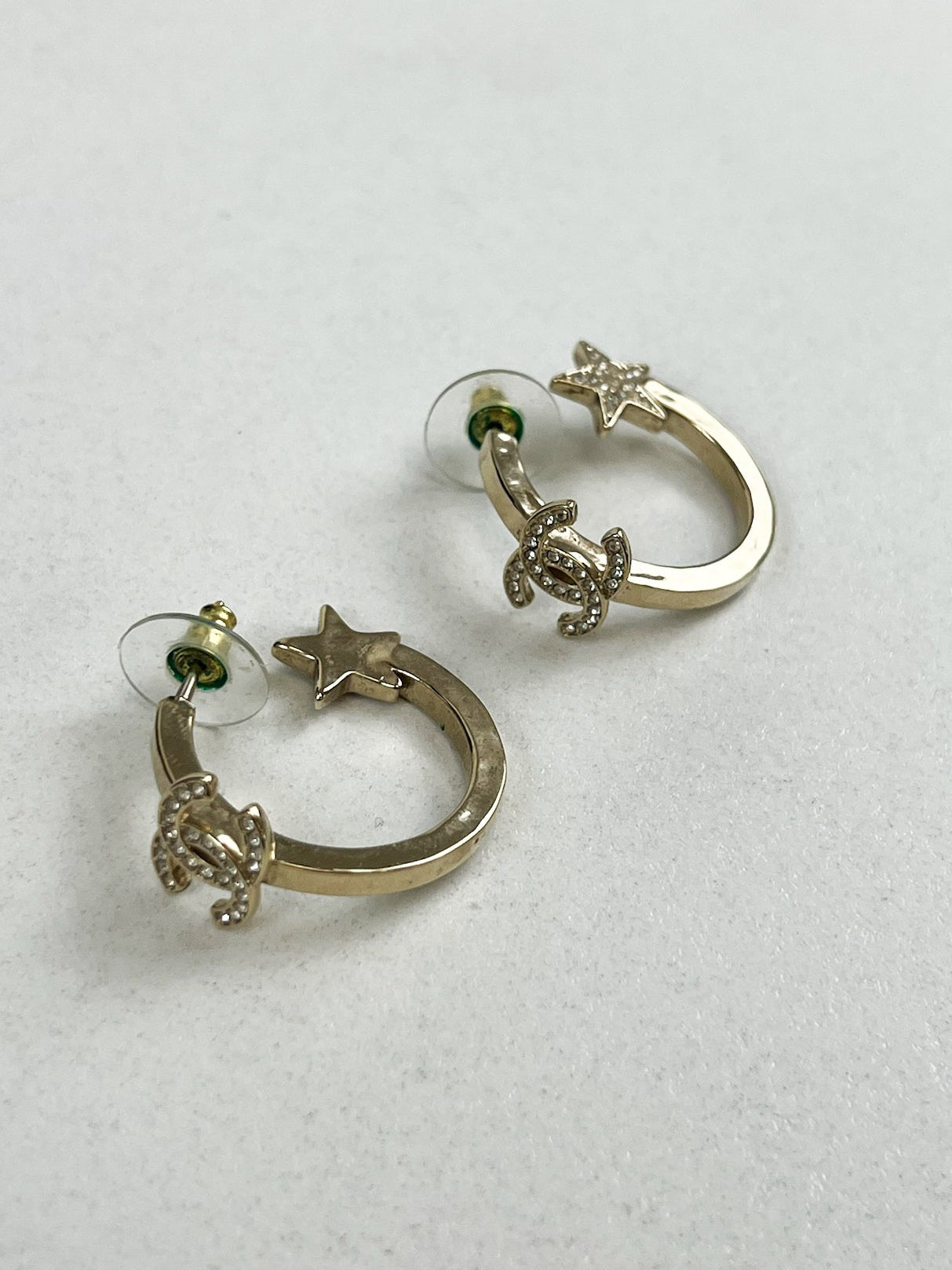 Chanel CC Logo Loop Earring