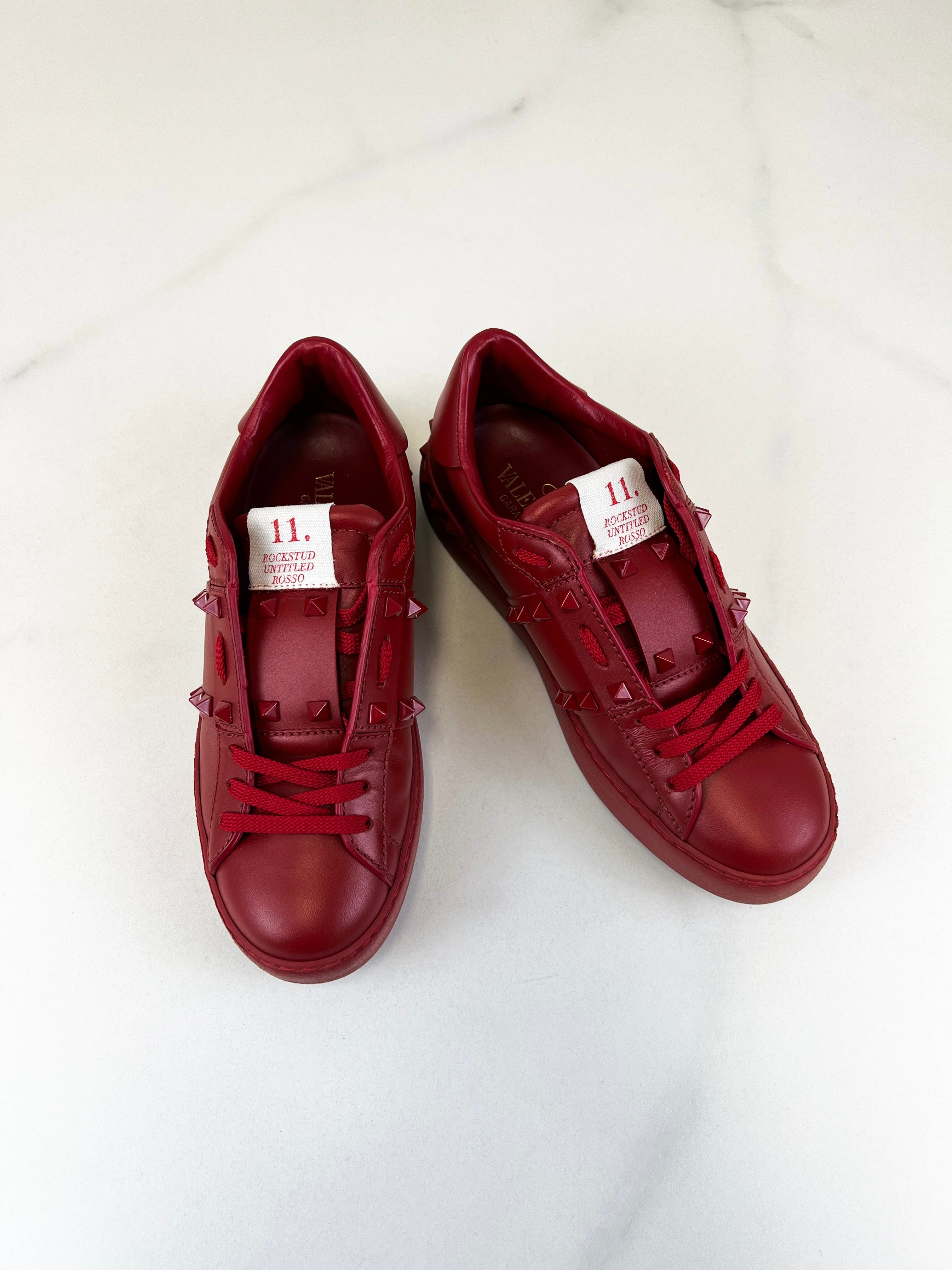 Valentino Rockstud Womens Sneaker 36.5