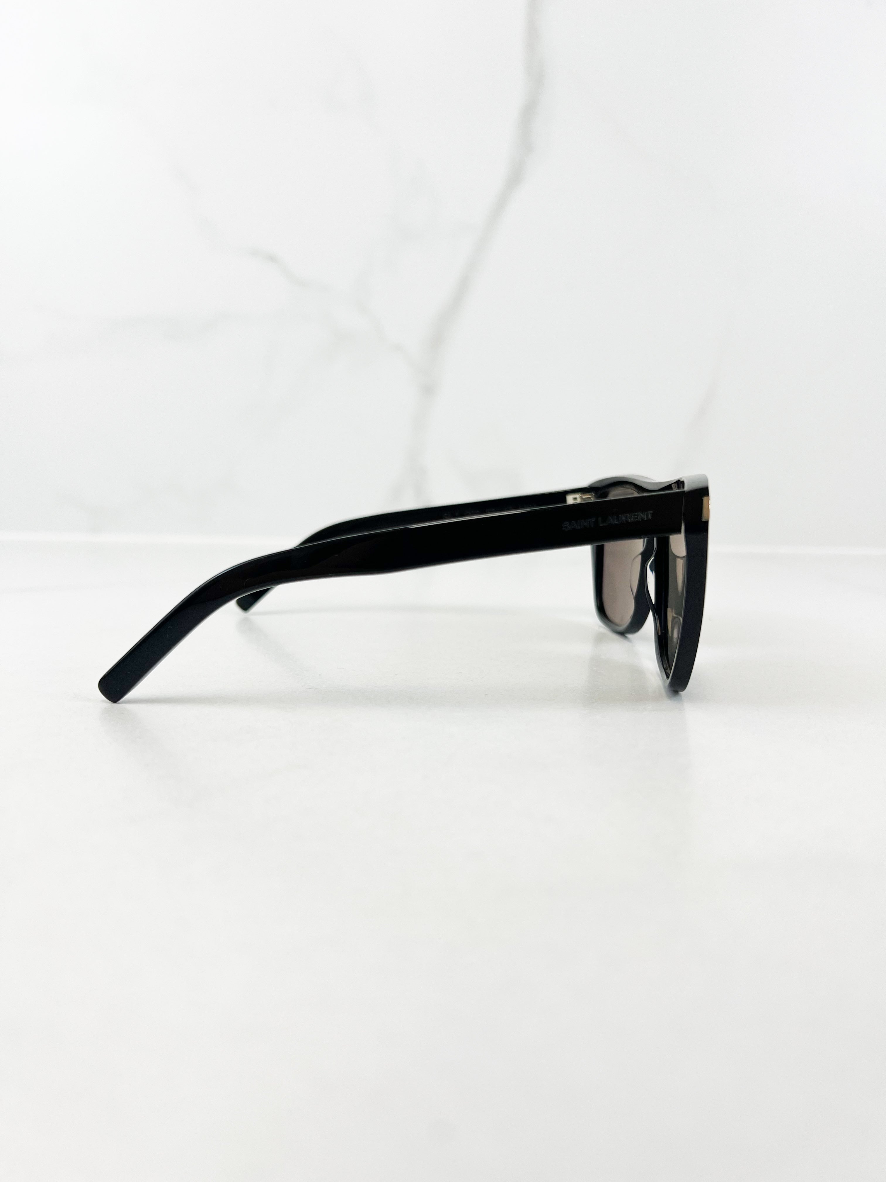 Saint Laurent Black Square Frame Sunglasses