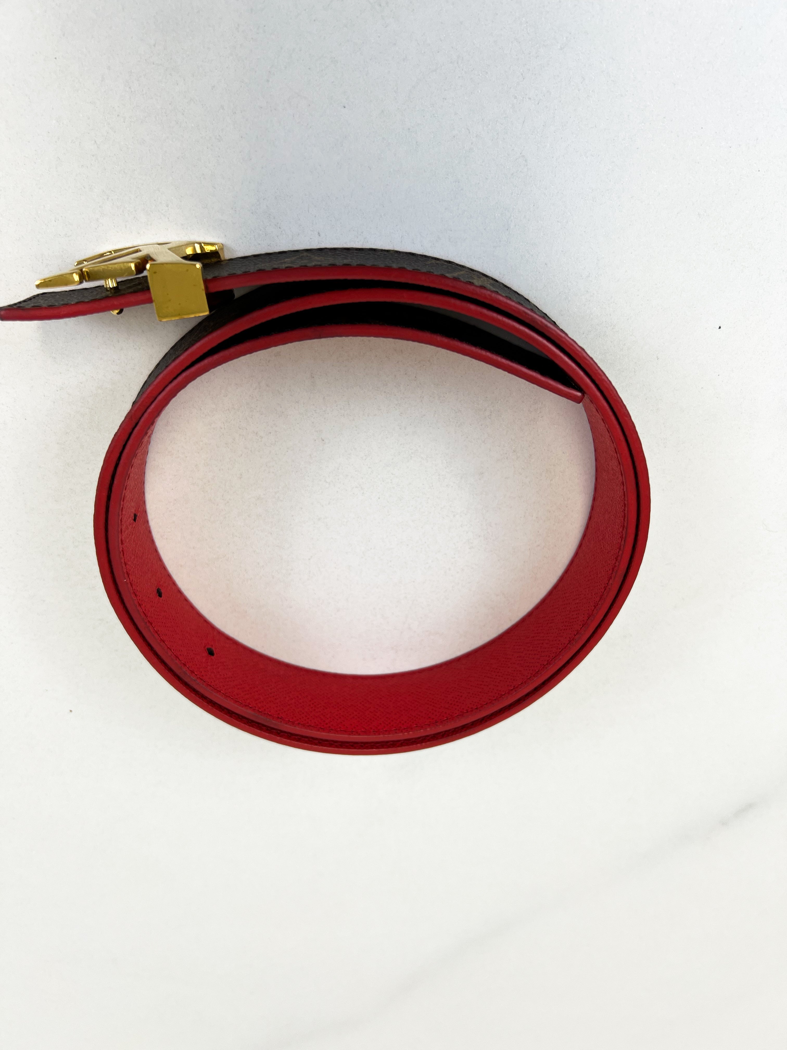 Louis Vuitton 30mm Reversible Belt Size 80
