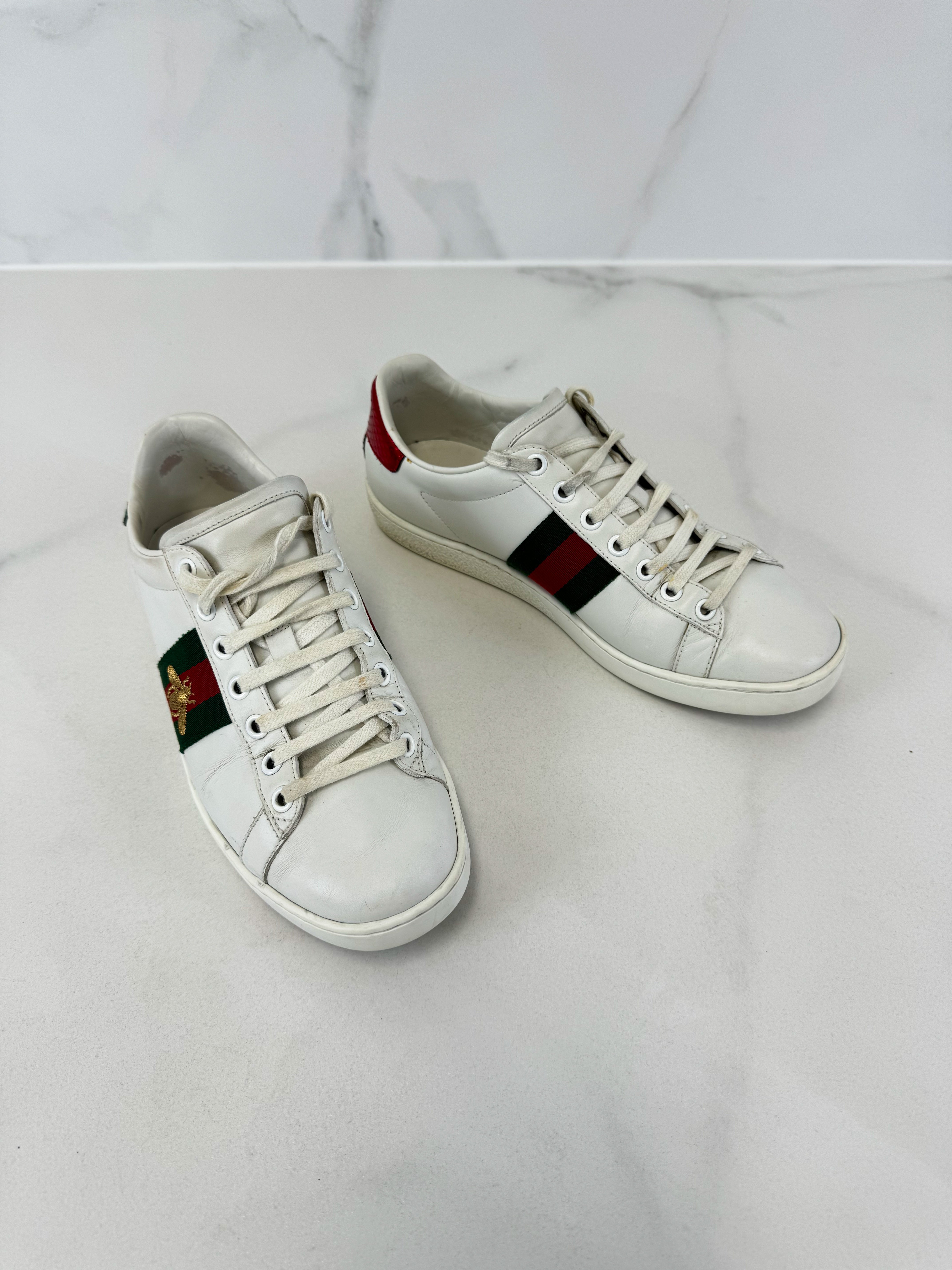Gucci Ace Bee Sneaker Size 36.5
