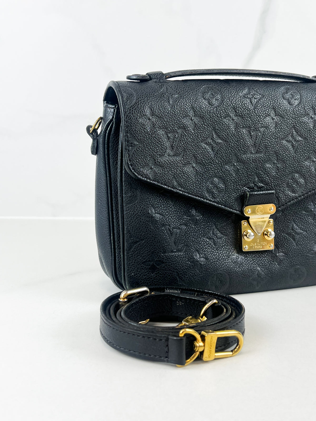 Louis Vuitton Empreinte Black Pochette Metis