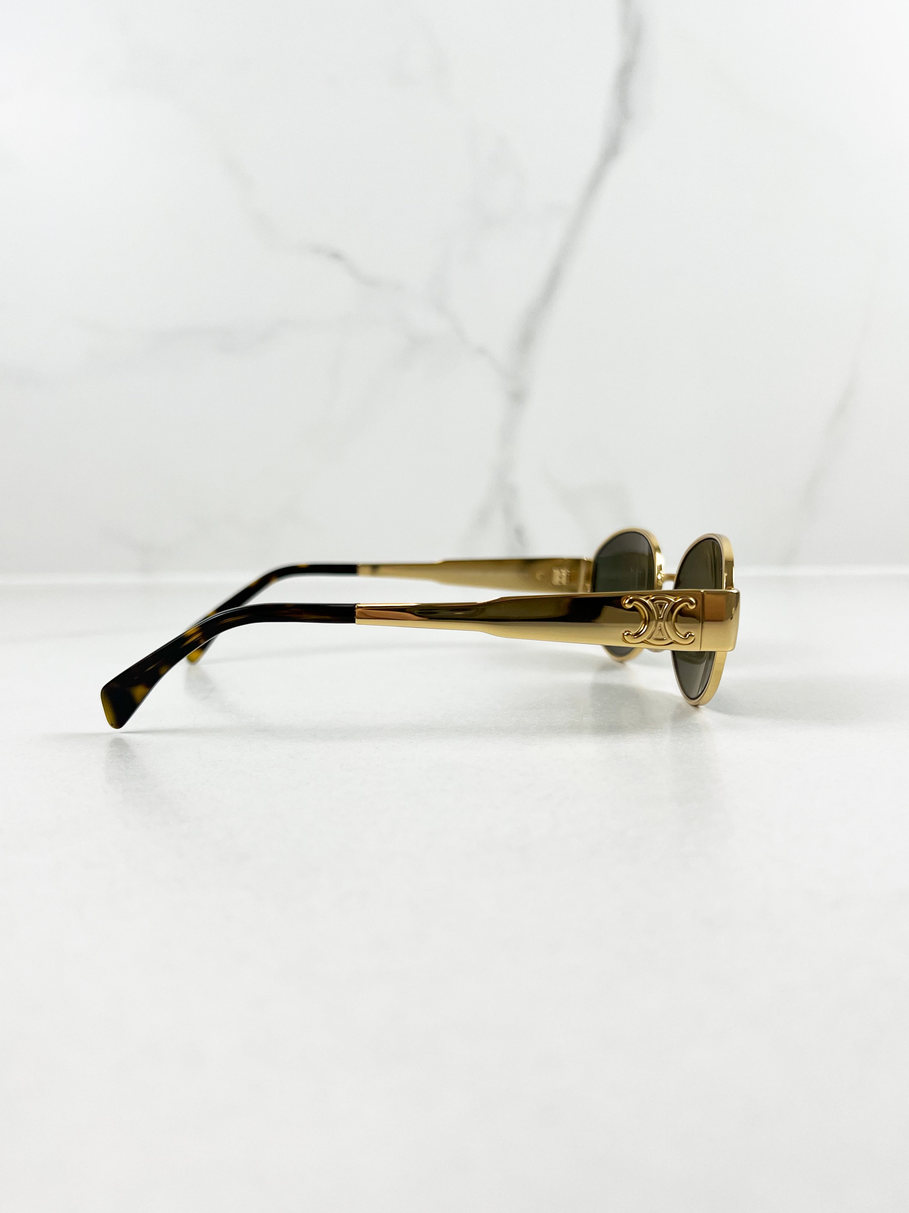 Celine Triomphe Metal Sunglasses
