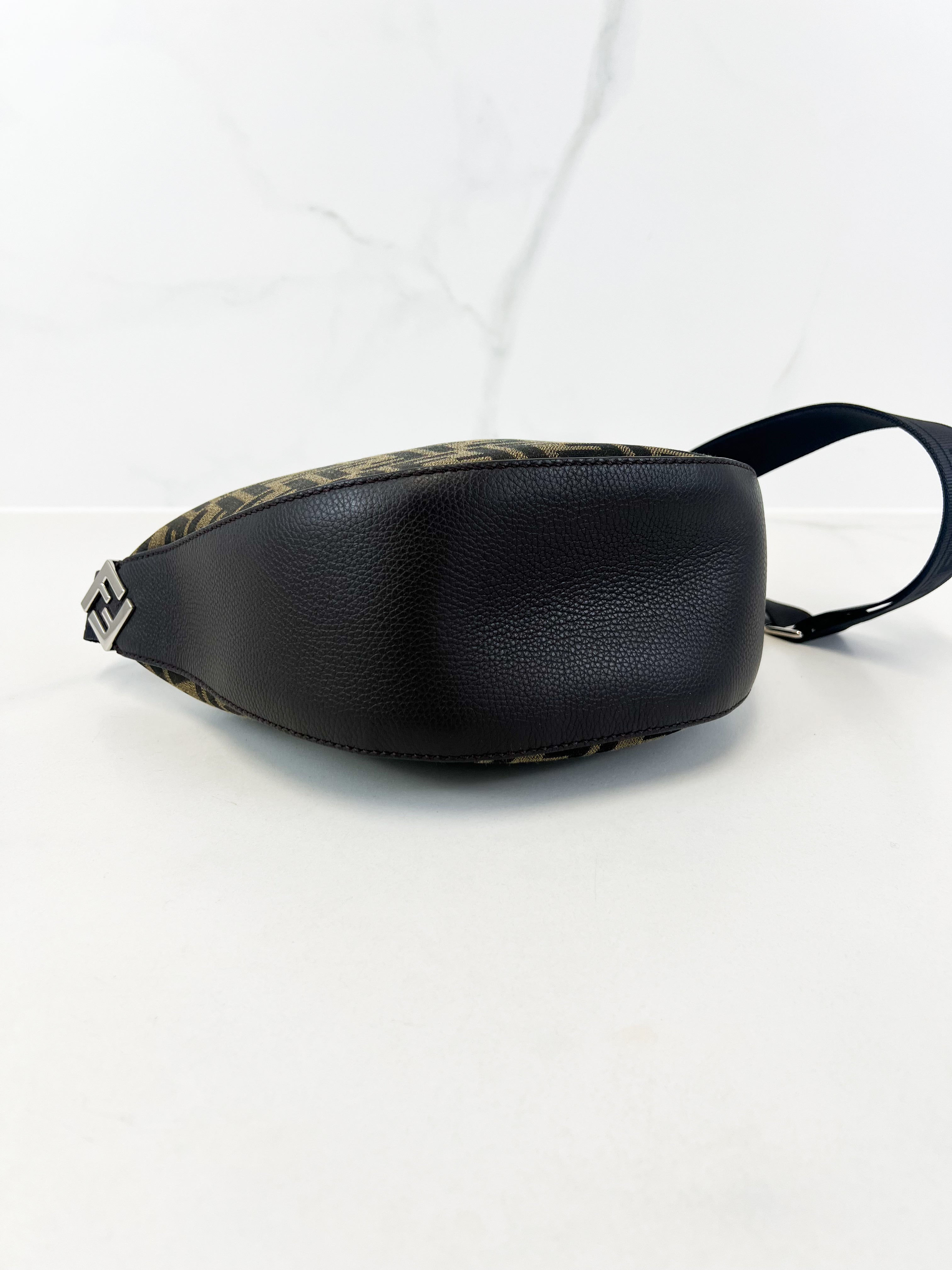 Fendi FF Jacquard Small Melon Bag