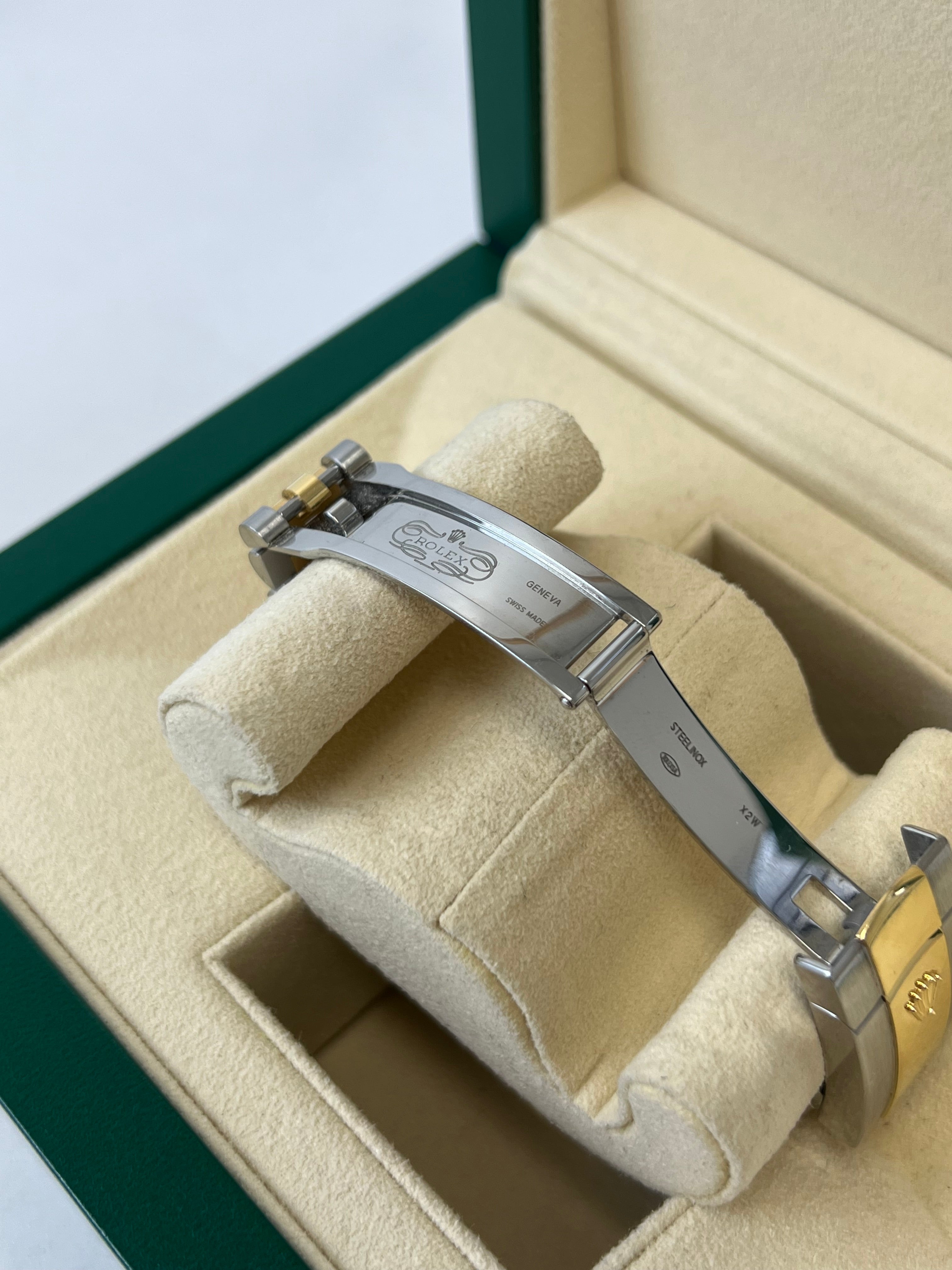 Rolex Datejust 41mm Fluted Bezel Jubilee Bracelet Black Face Stick Dial