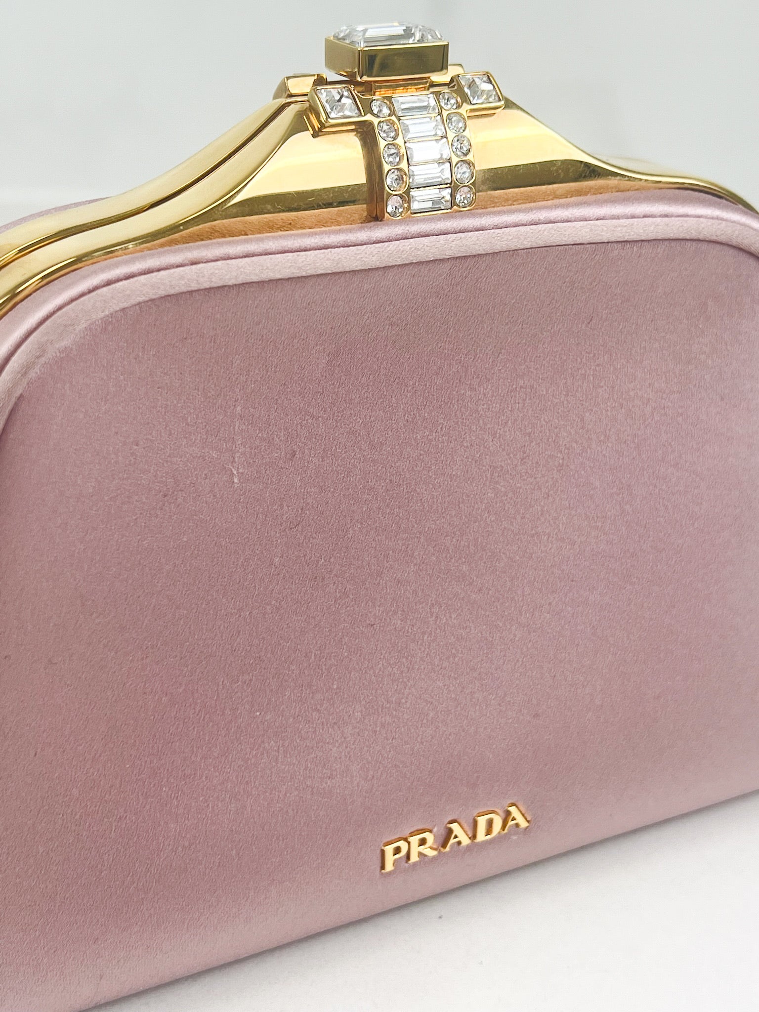 Prada Pink Diamond Clutch