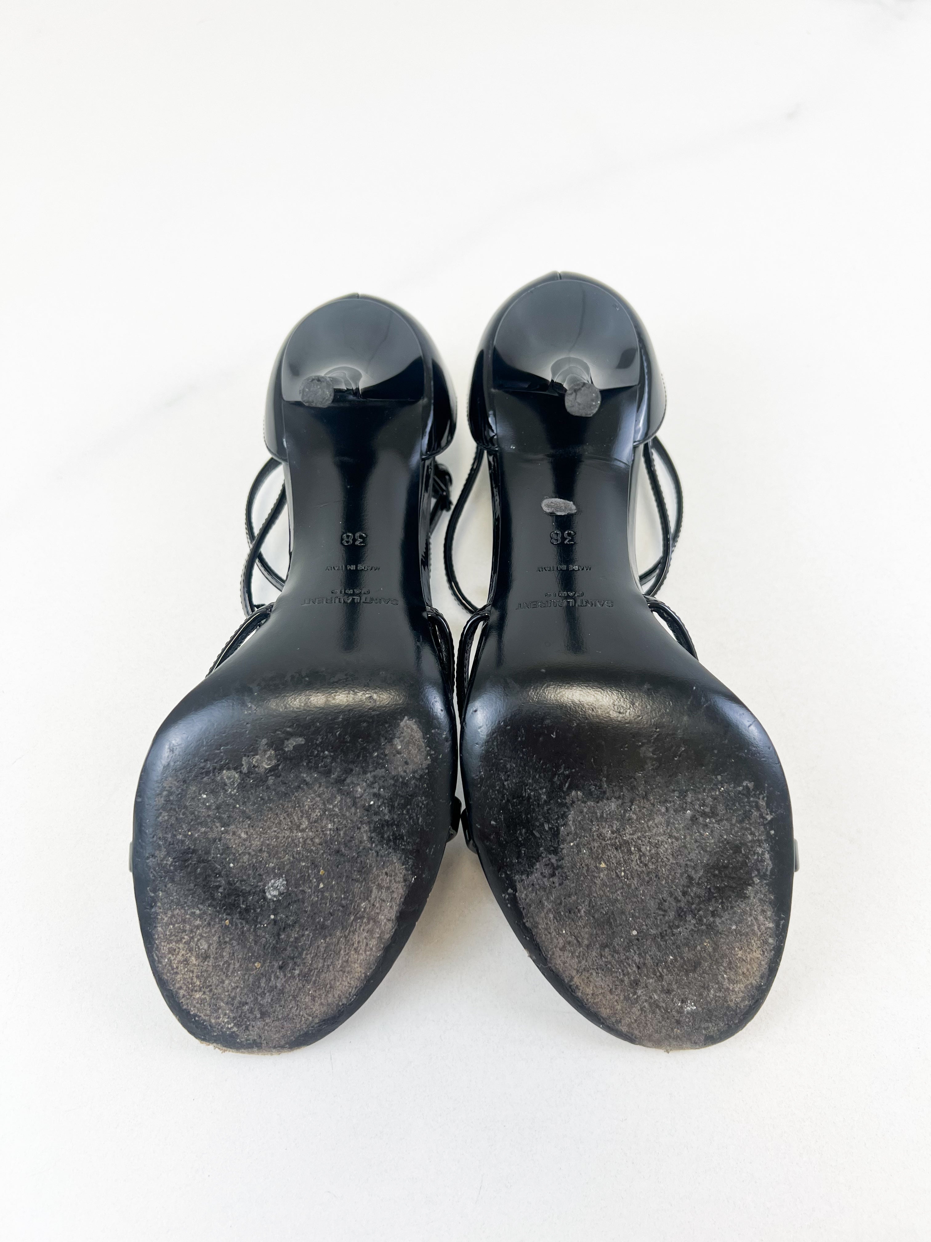 Saint Laurent Cassandra Sandal Size 38