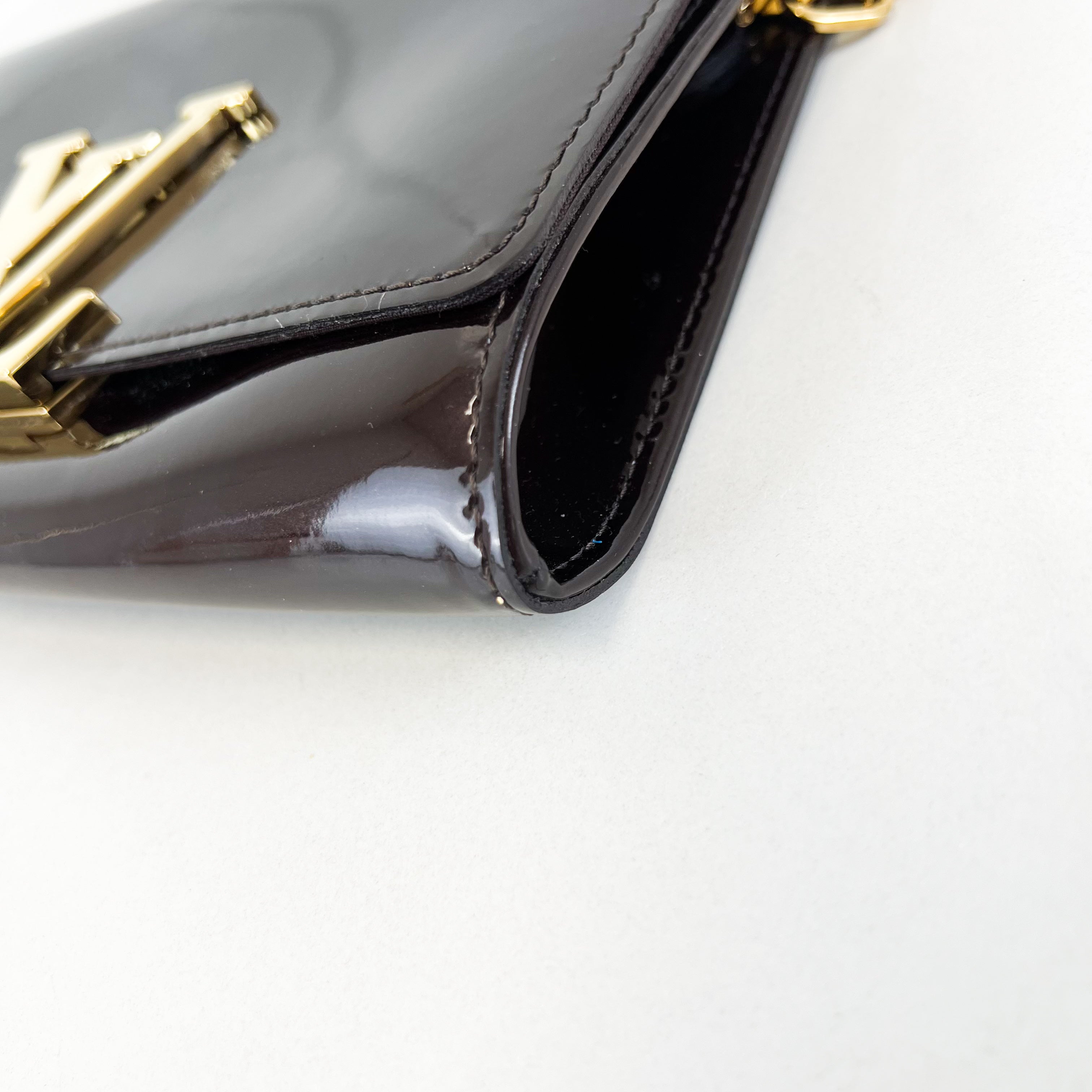 Louis Vuitton Patent St Louise Chain Bag