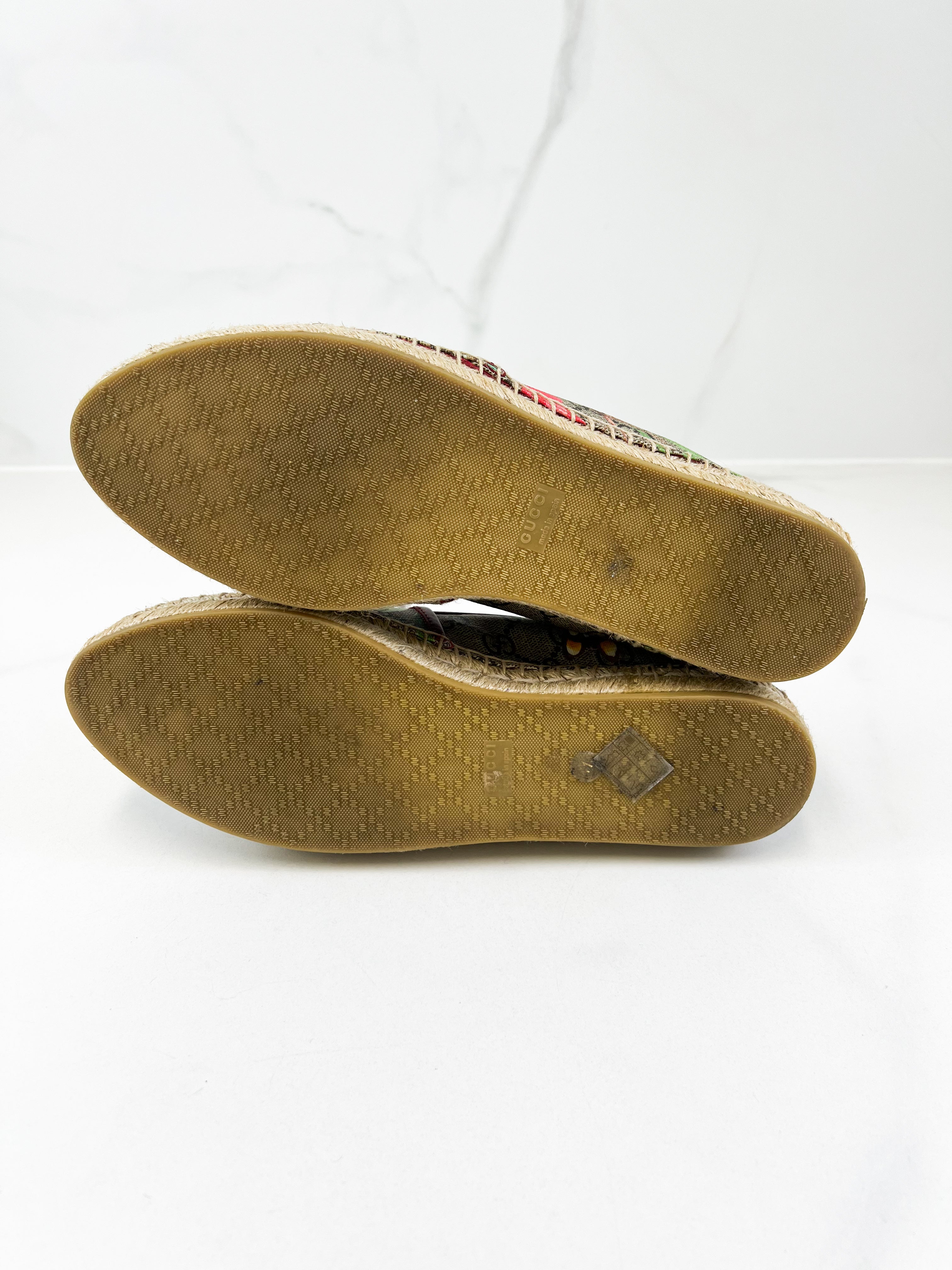 Gucci GG Canvas Espadrilles Size 41