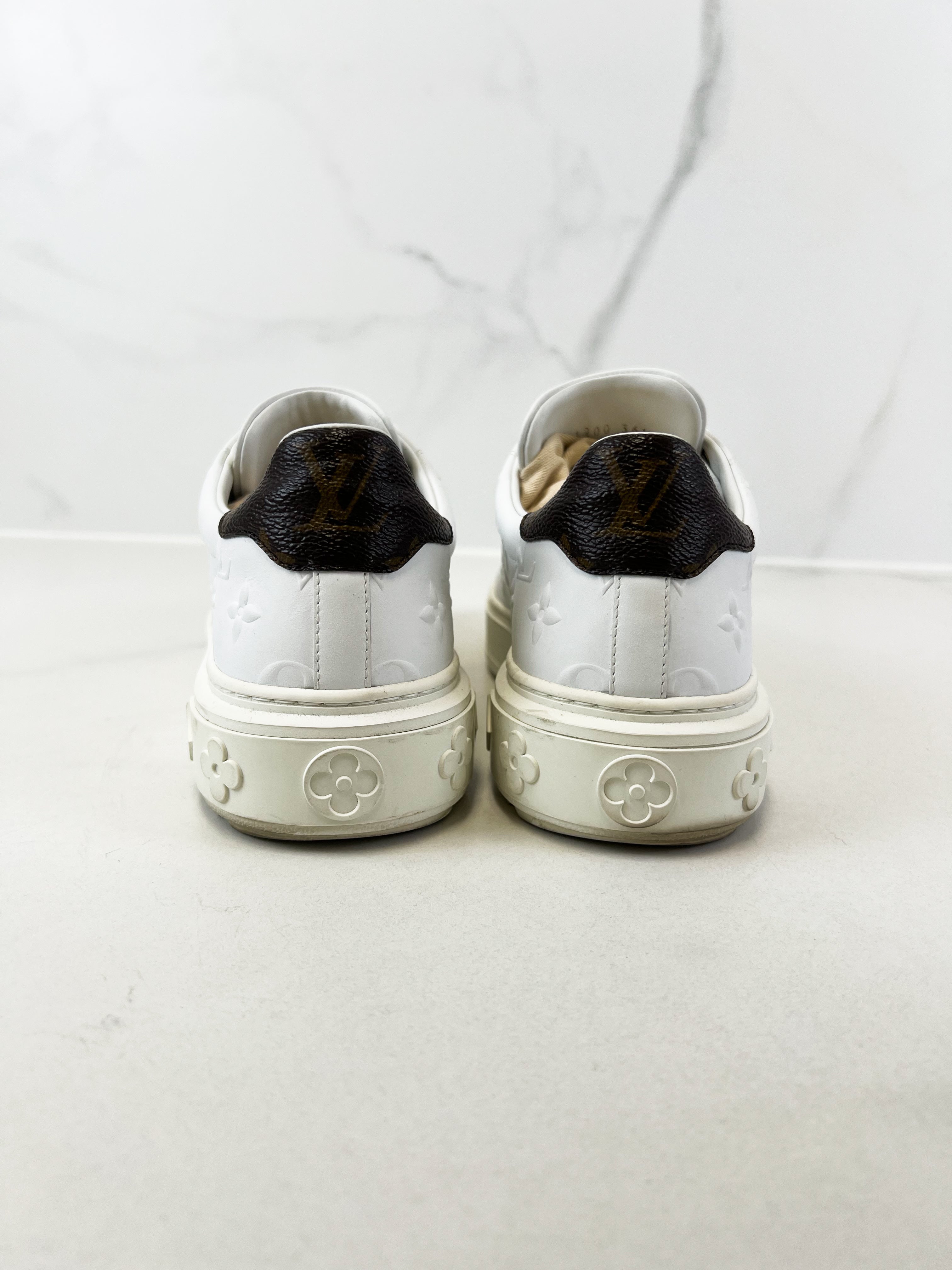 Louis Vuitton Monogram Time Out Sneaker Size 36.5
