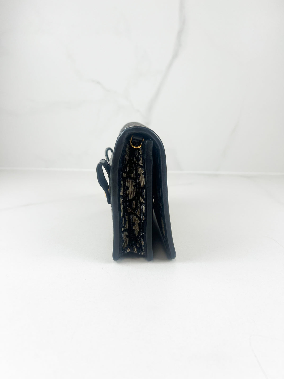 Christian Dior 2-in-1 30 Montaigne Pouch Blue Dior Oblique Jacquard