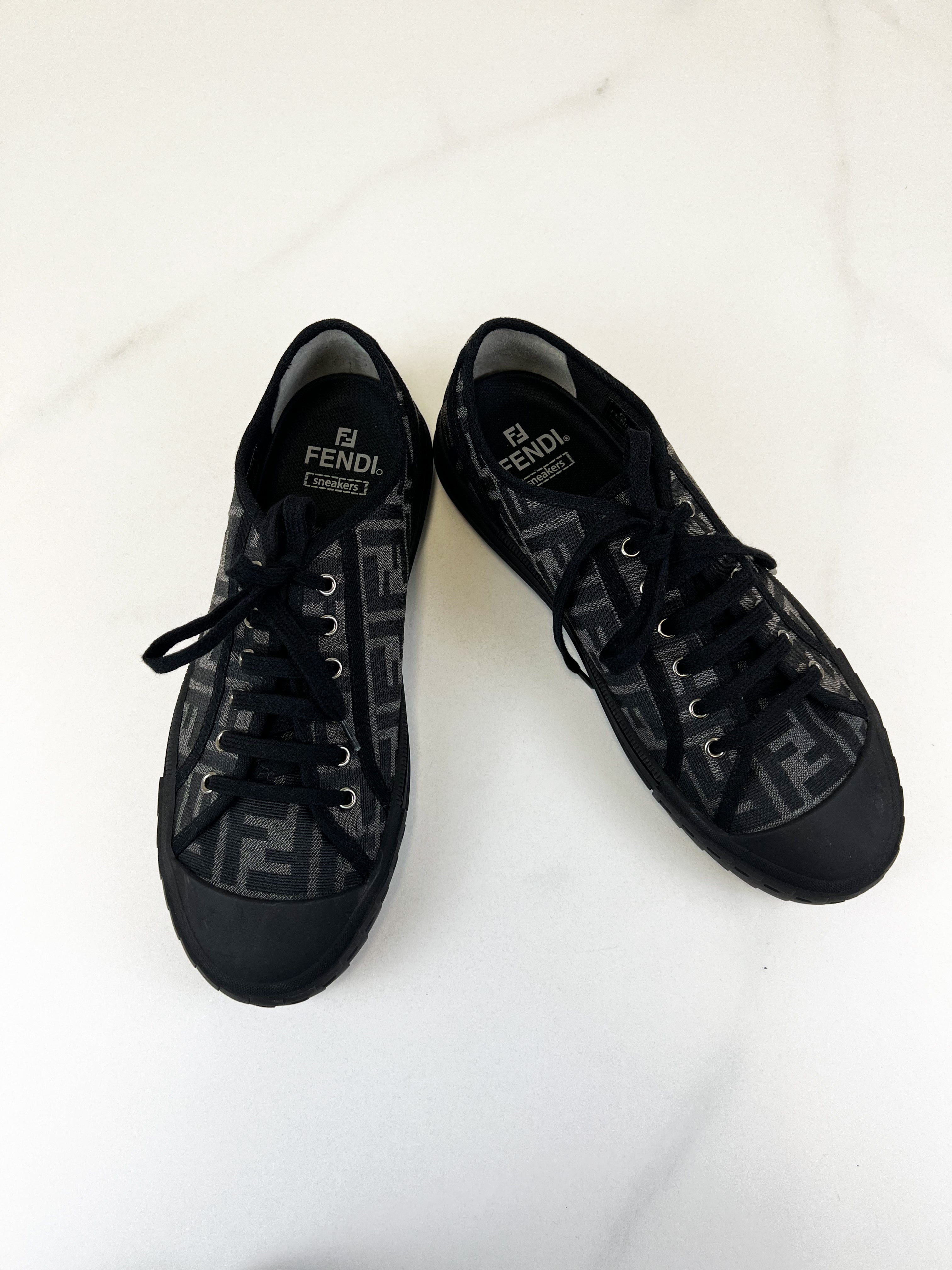 Fendi FF Fabric Low-Top Sneaker UK9 (US10)