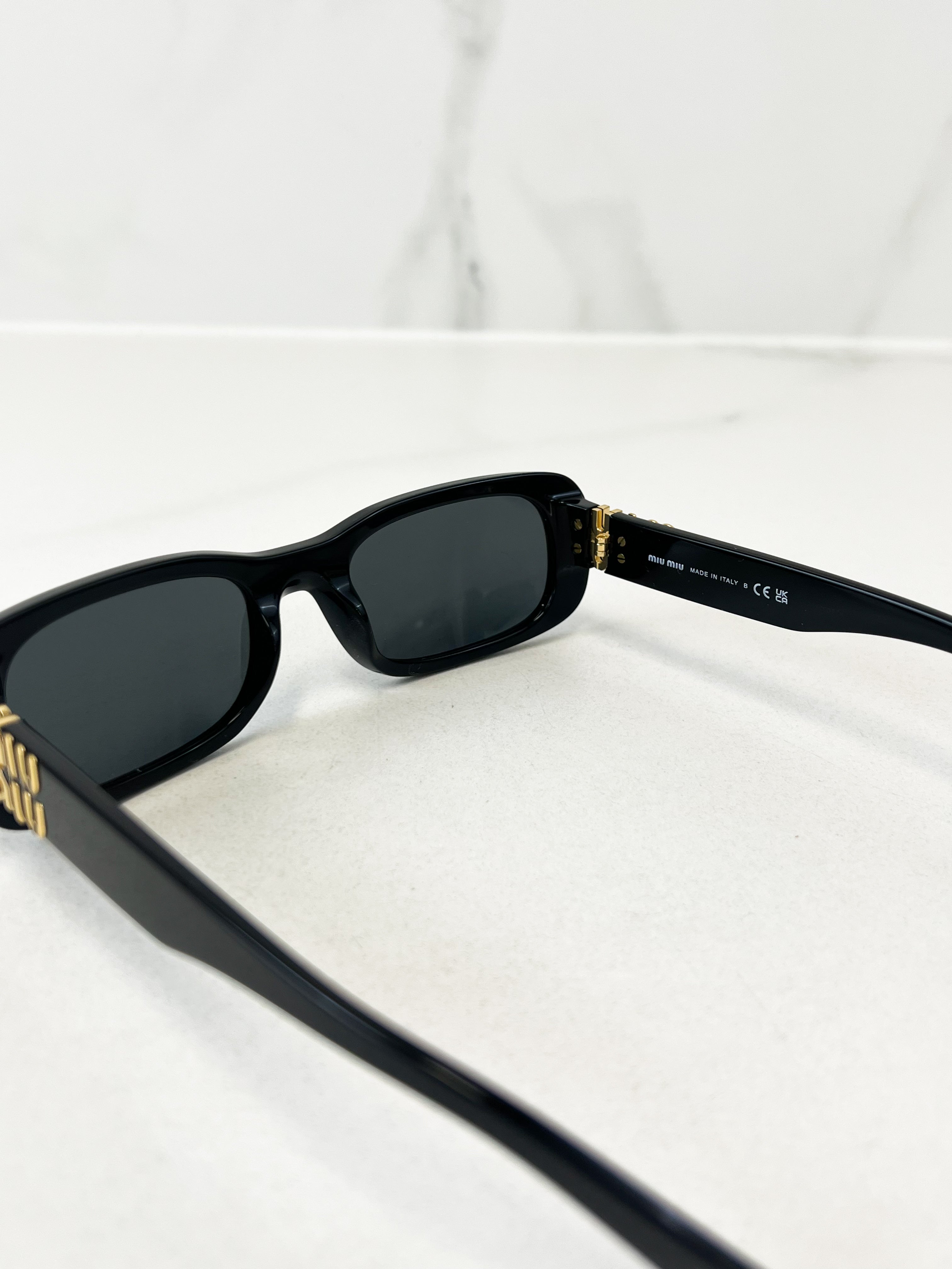 Miu Miu Logo Print Sunglasses