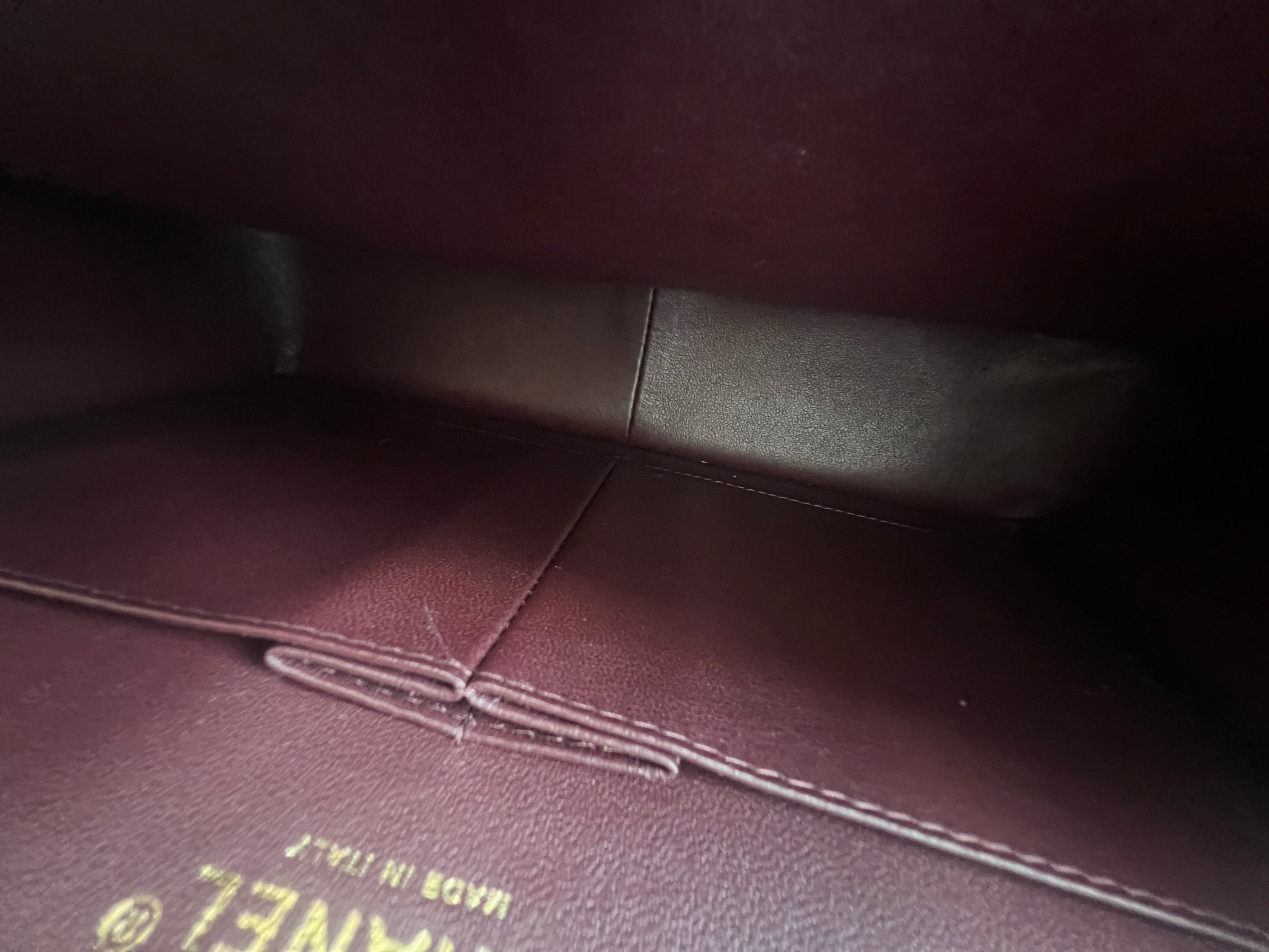 Chanel Jumbo Black Classic Double Flap Caviar Shoulder Bag