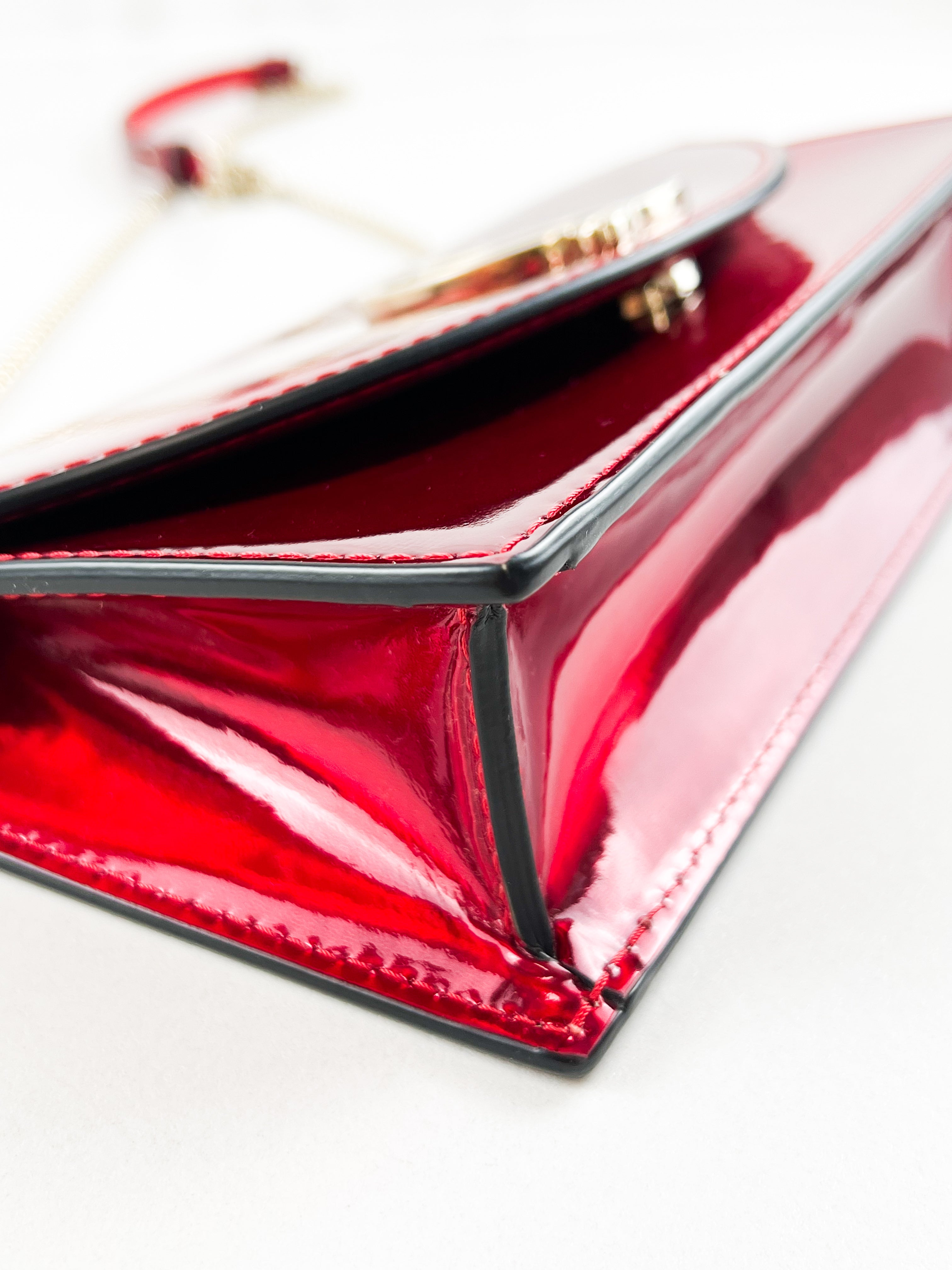 Christian Louboutin Loubi54 Patent Clutch