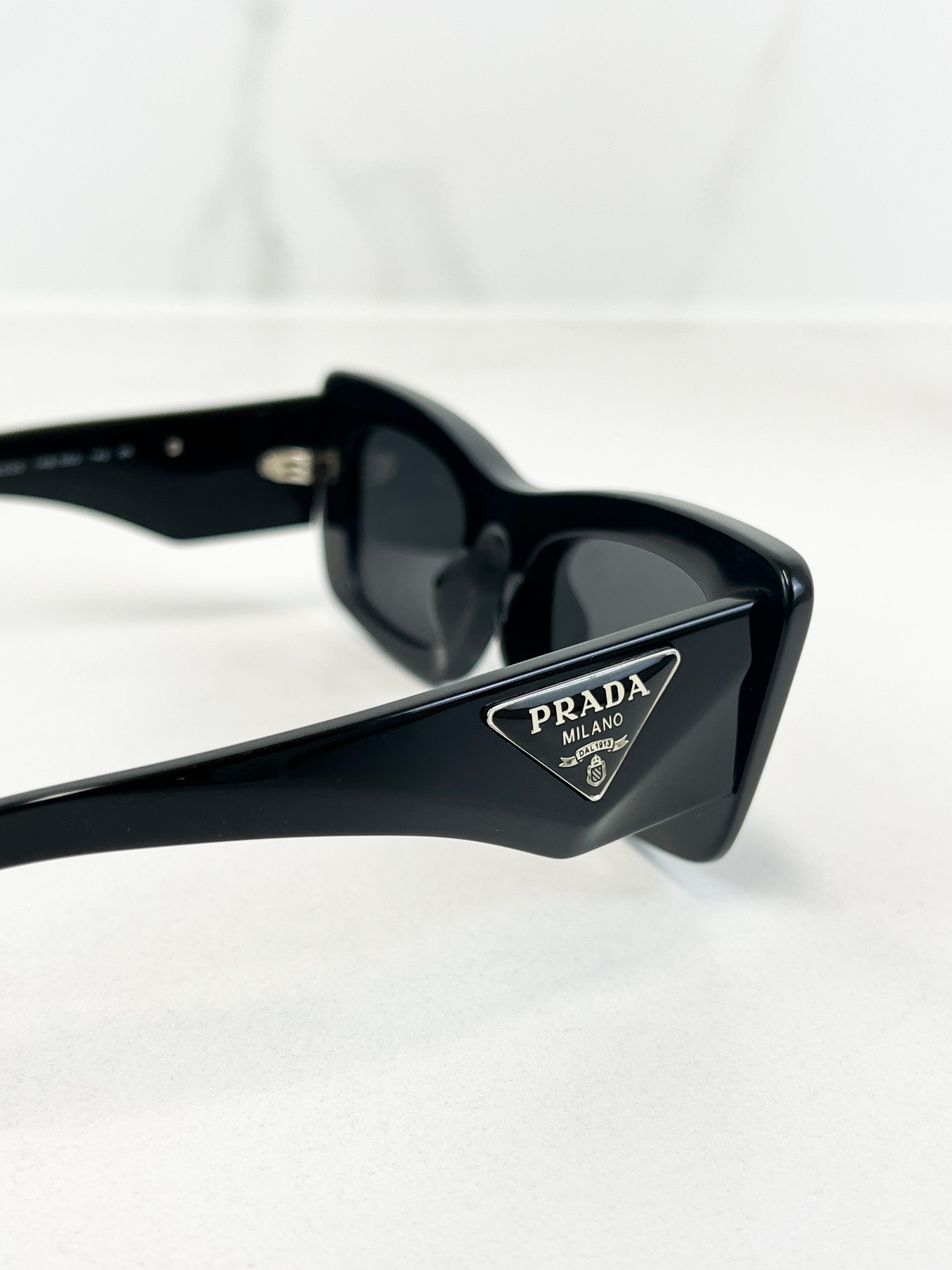 Prada Logo Arm Sunglasses Cat Eye