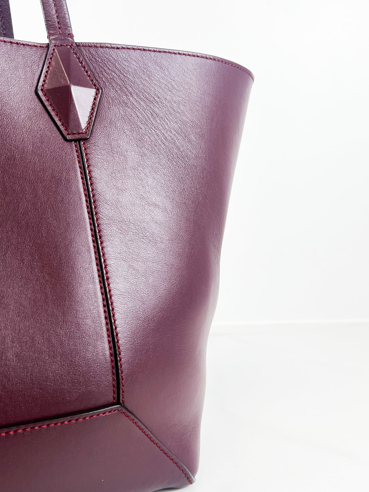 Jimmy Choo Diamond Tote in Burgundy