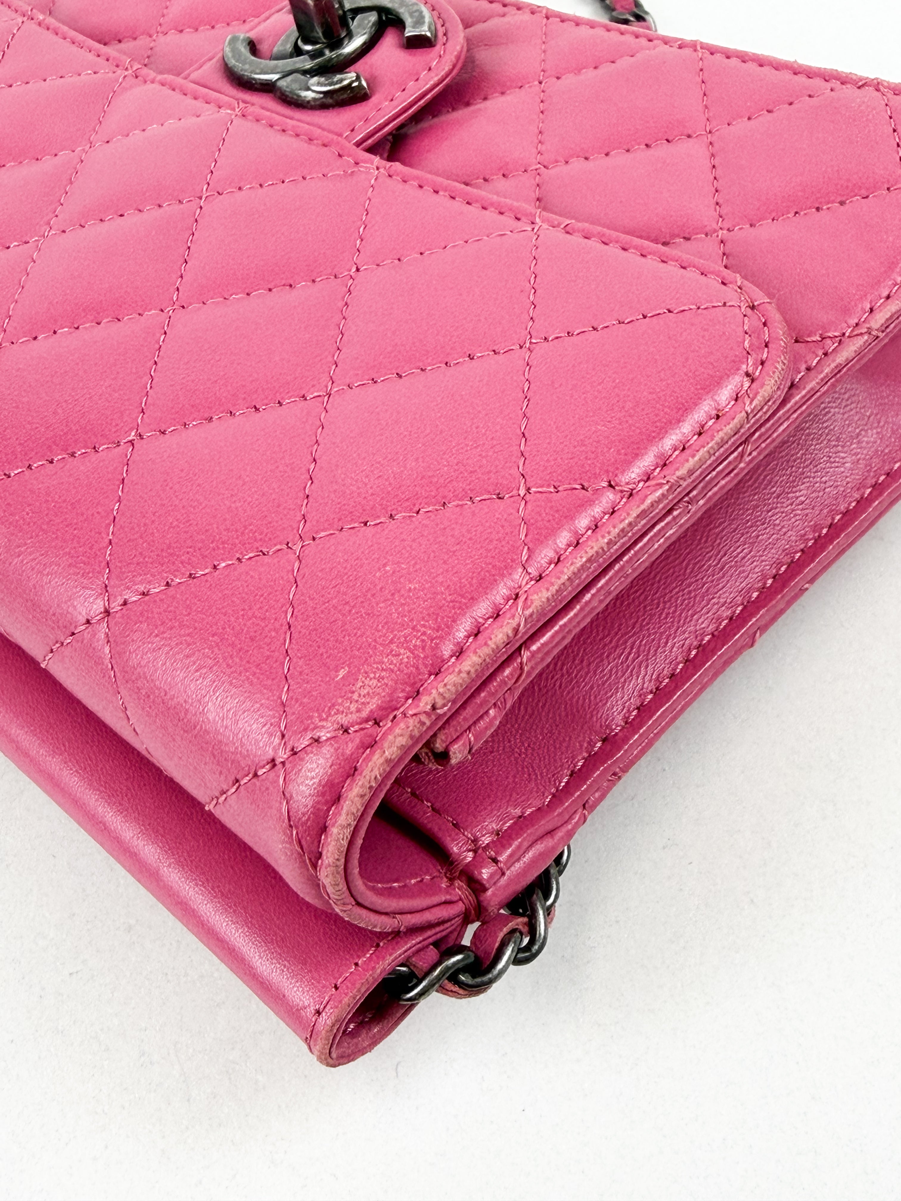 Chanel Crossing Times Flap Bag Pink