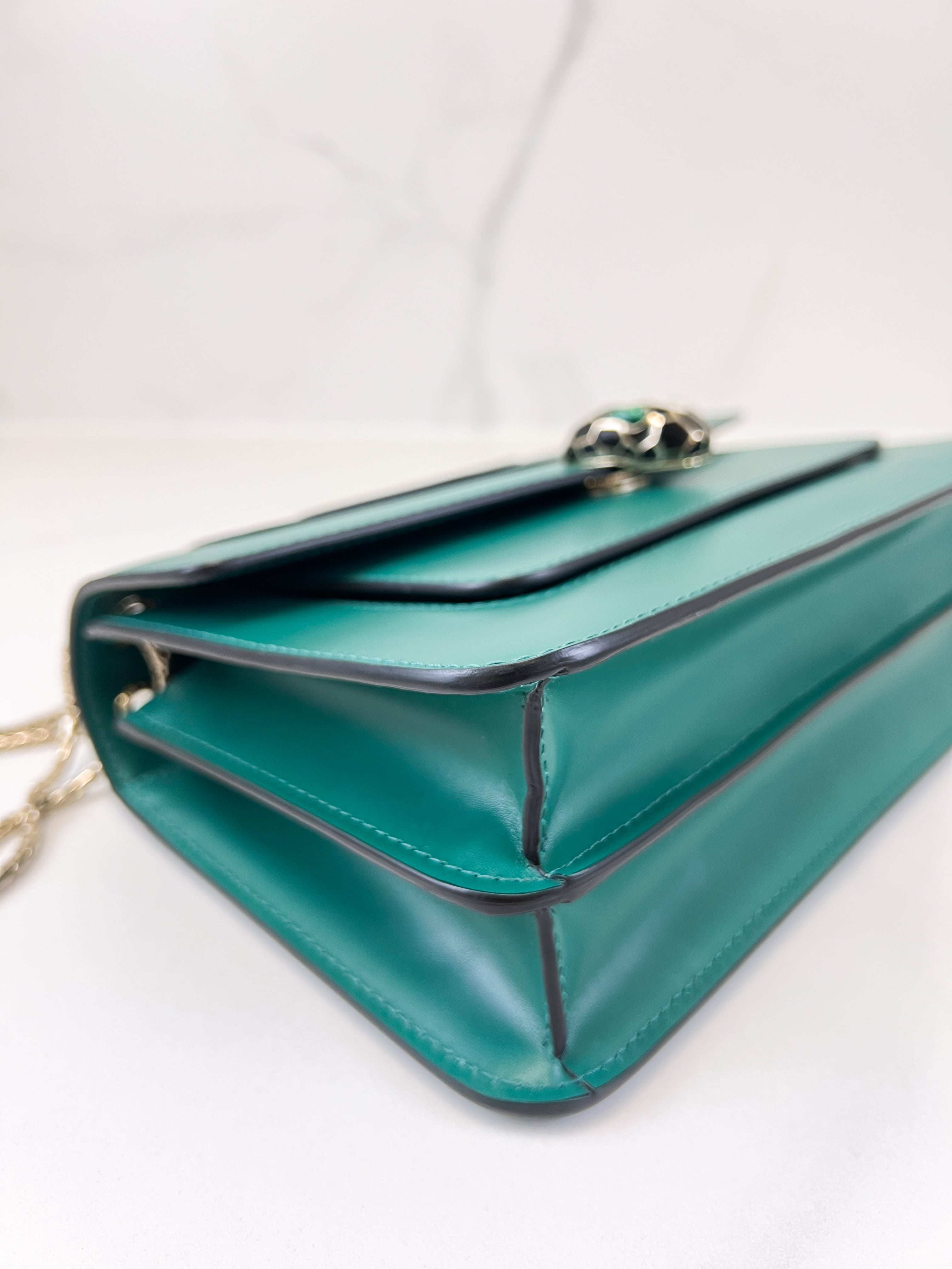 Bvlgari Calf Leather Serpenti Women’s Forever Bag