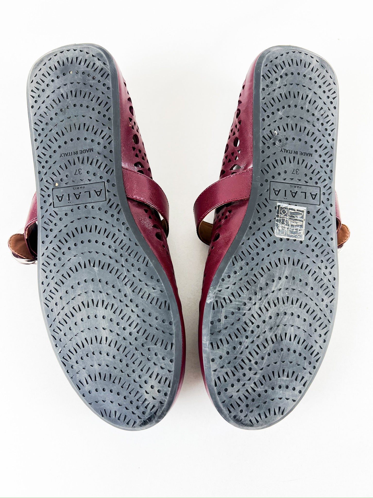 Alaia Perforated Ballet Flat 37