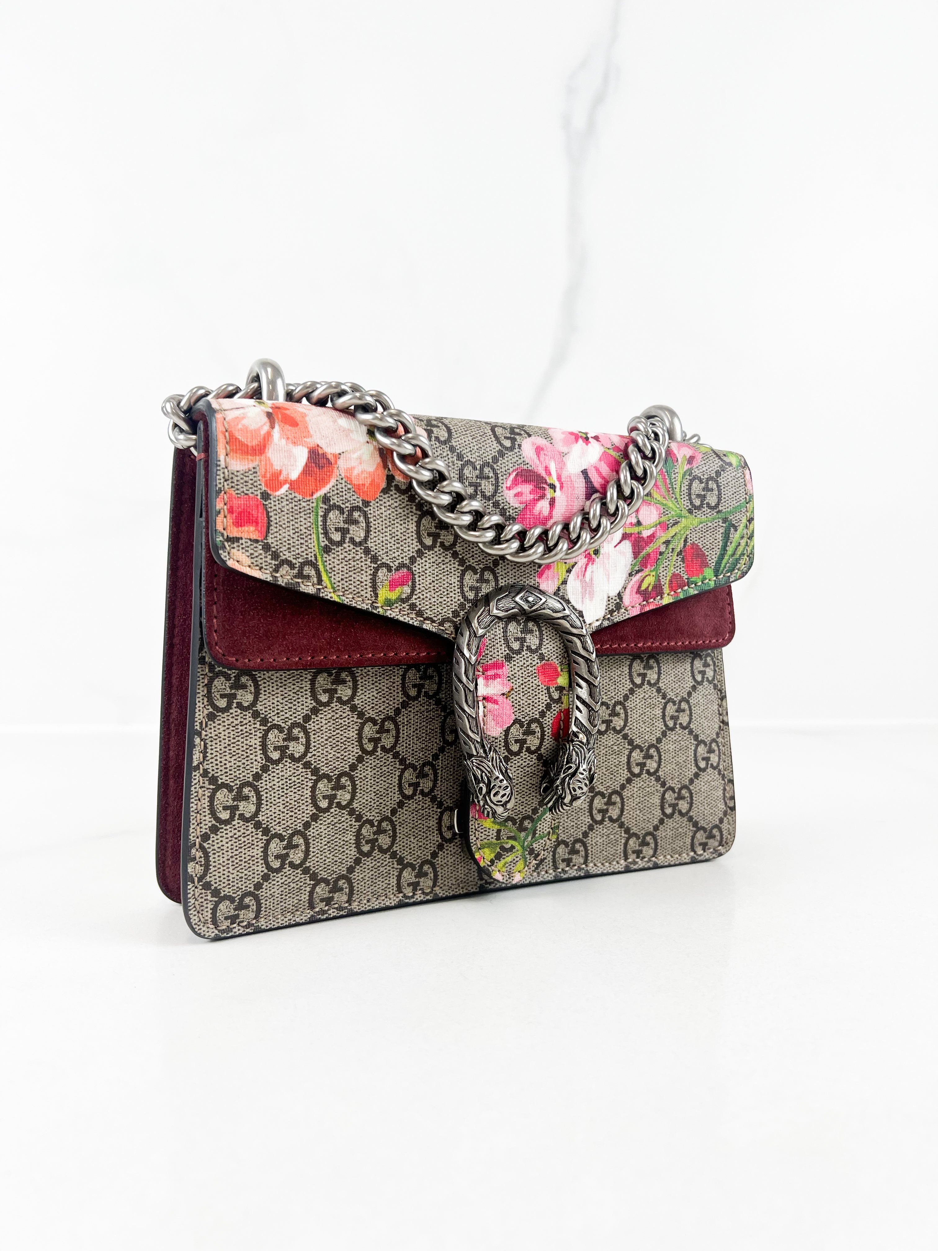 Gucci Dionysus Floral Supreme Mini Bag