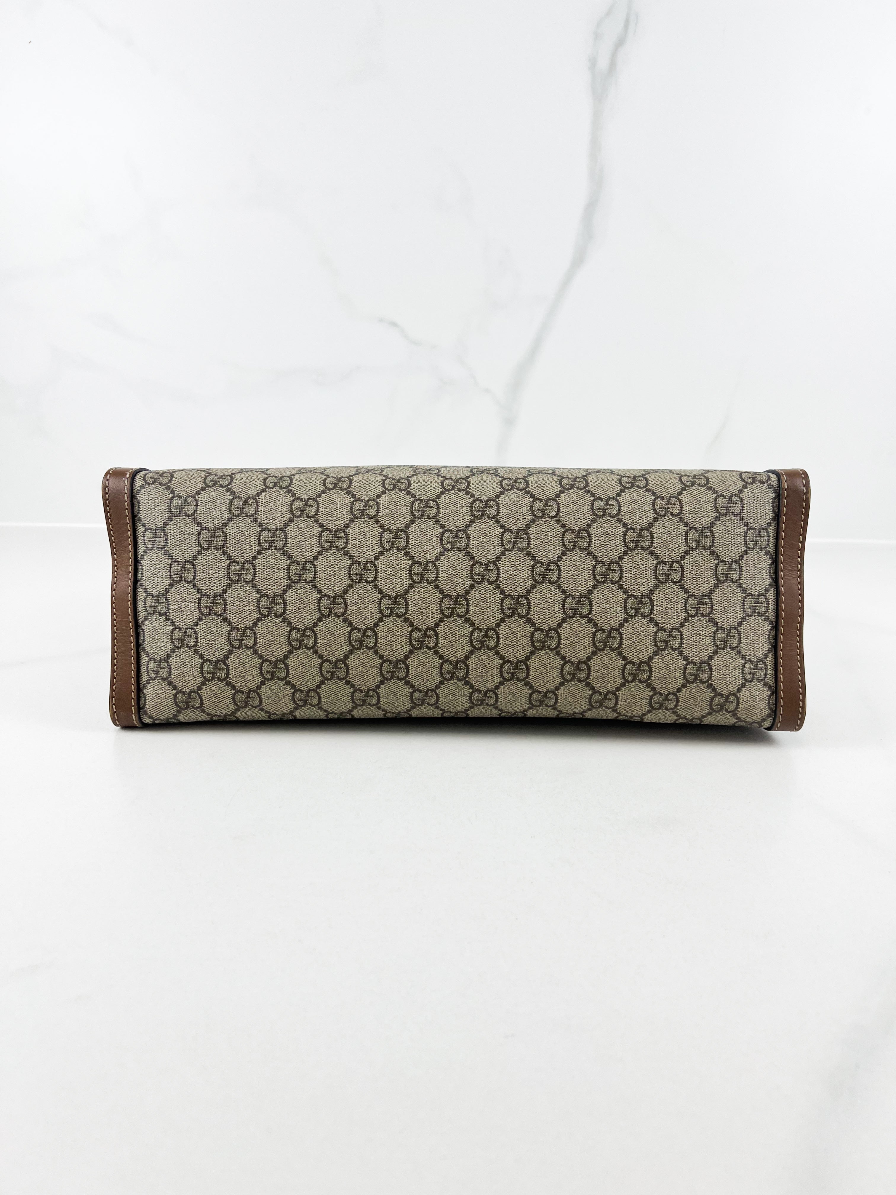 Gucci GG Supreme Large Padlock Tote Bag