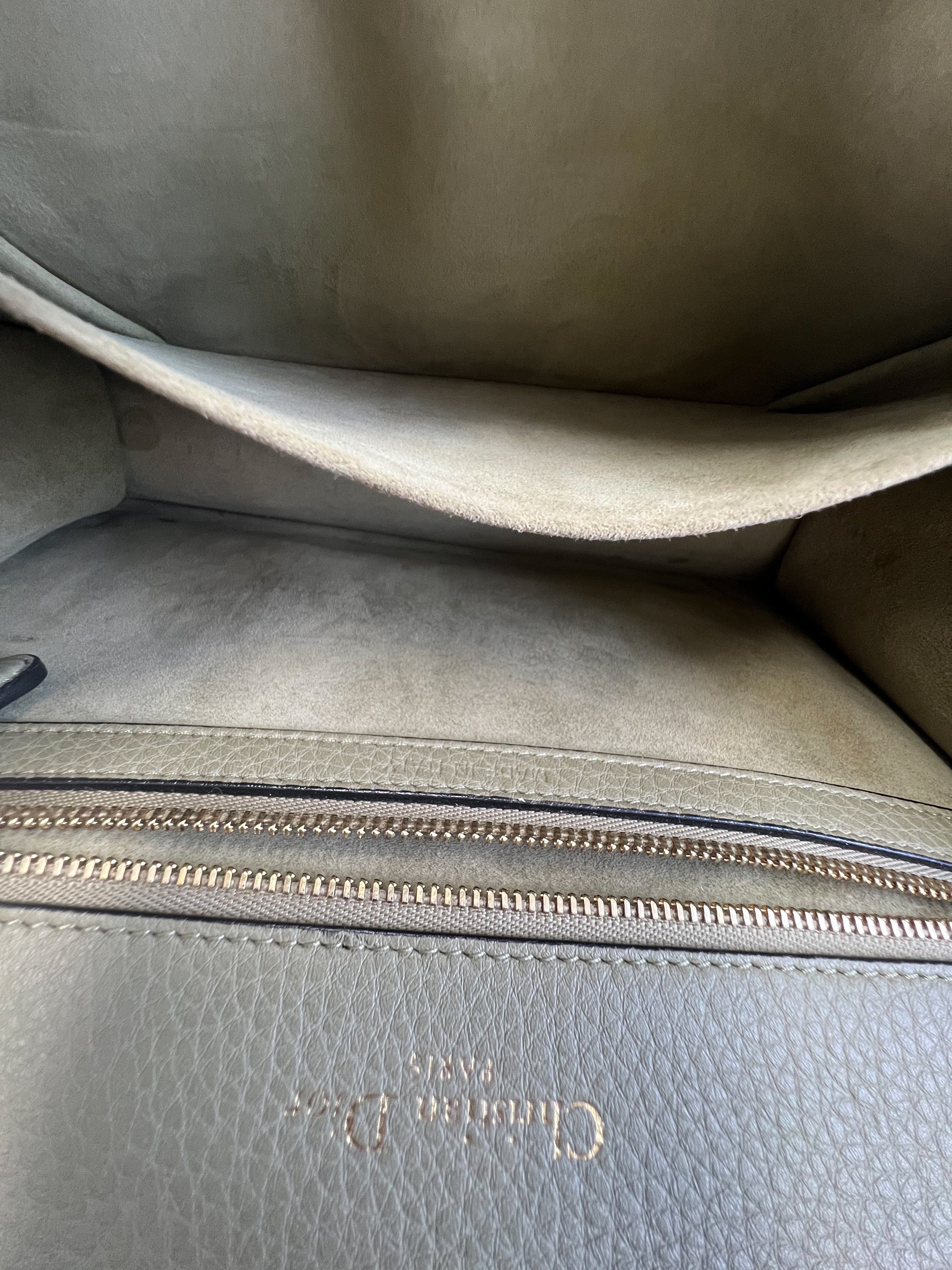 Christian Dior Medium Khaki Diorama