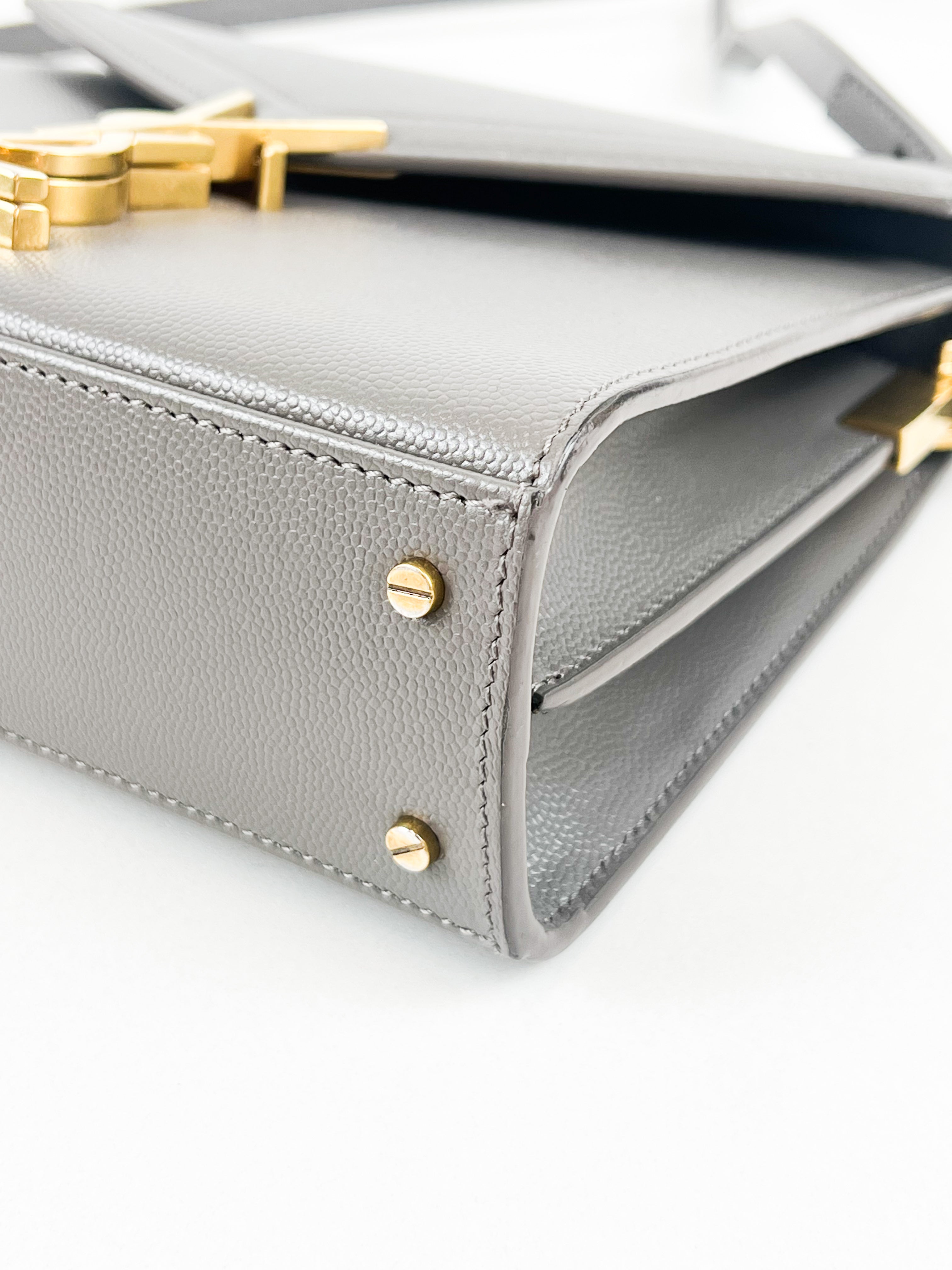 Saint Laurent Cassandra Mini Top Handle GHW