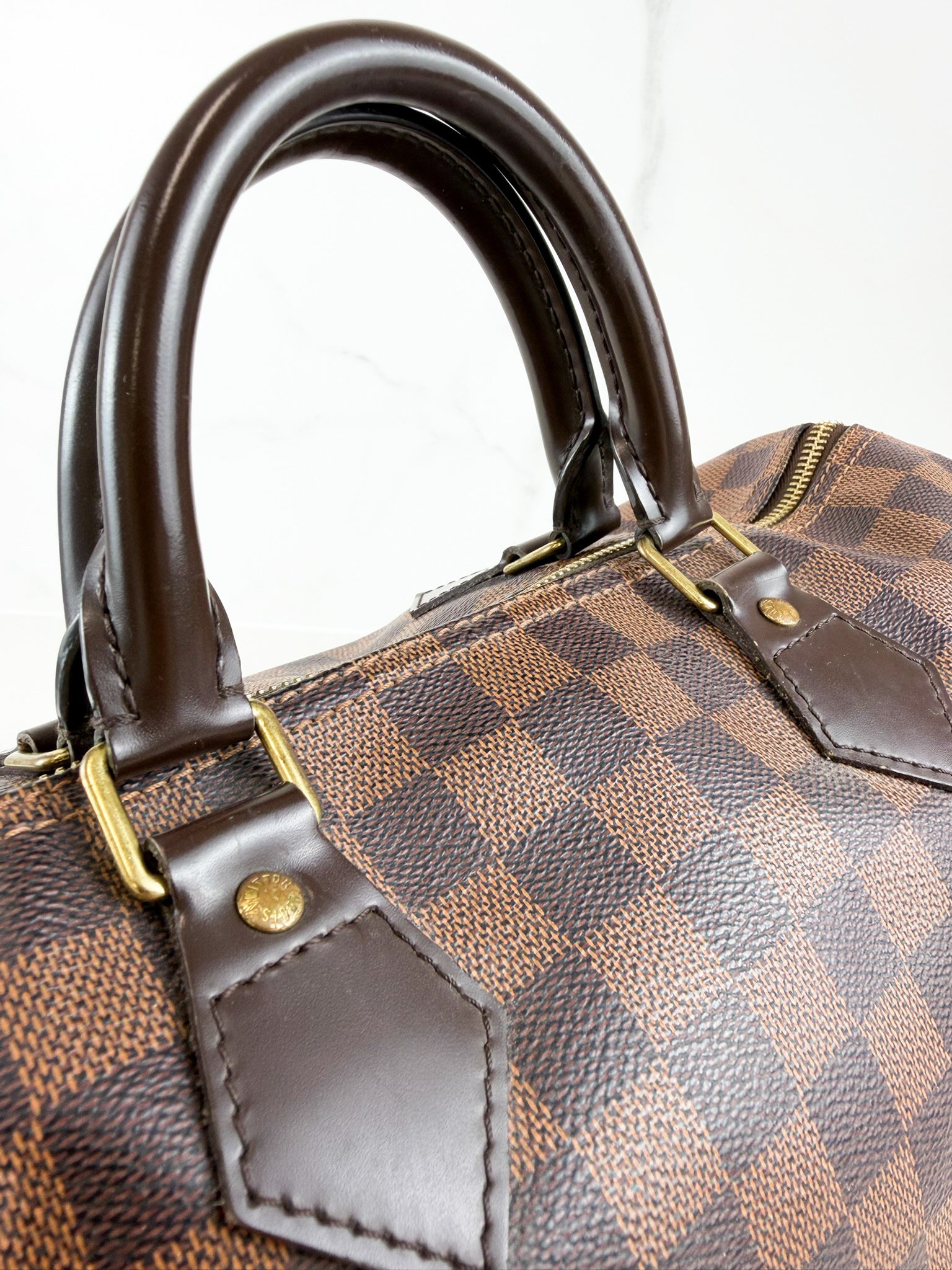 Louis Vuitton Speedy 35 Bandoulière Damier Ebene Canvas