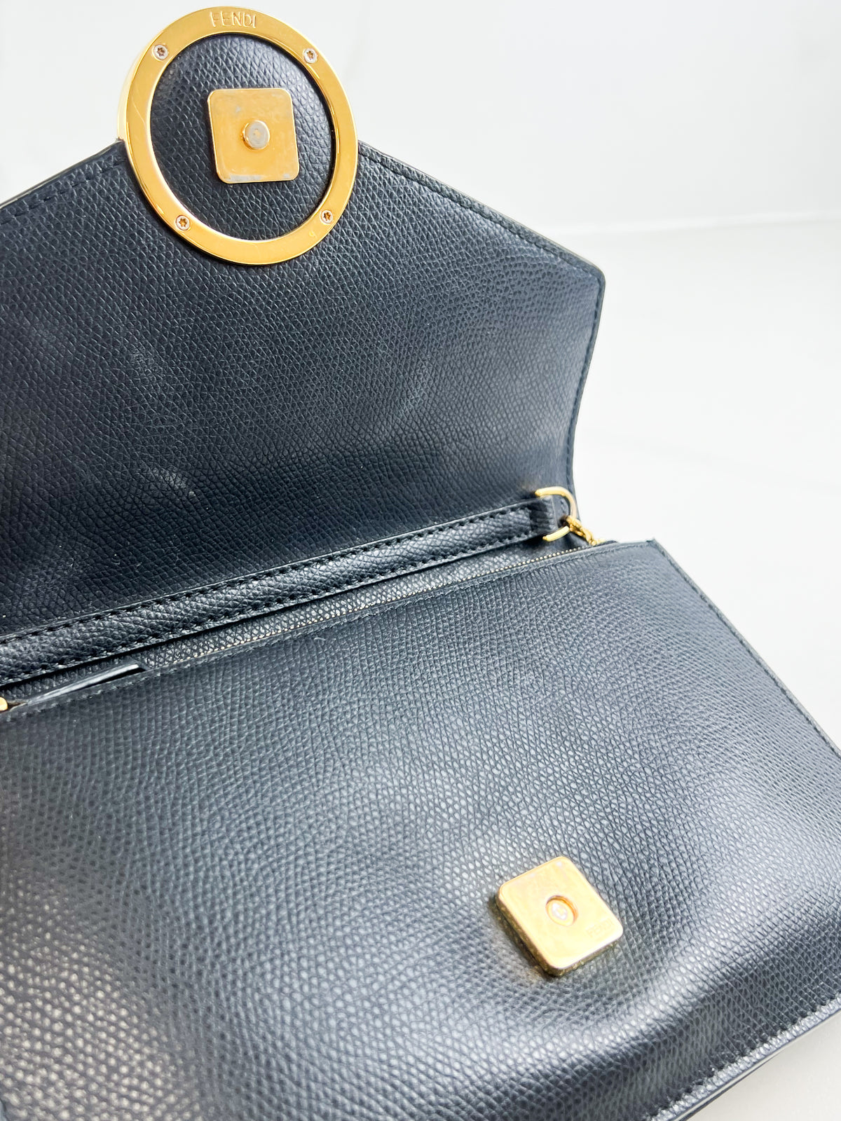 Fendi FF Embossed WOC with GHW